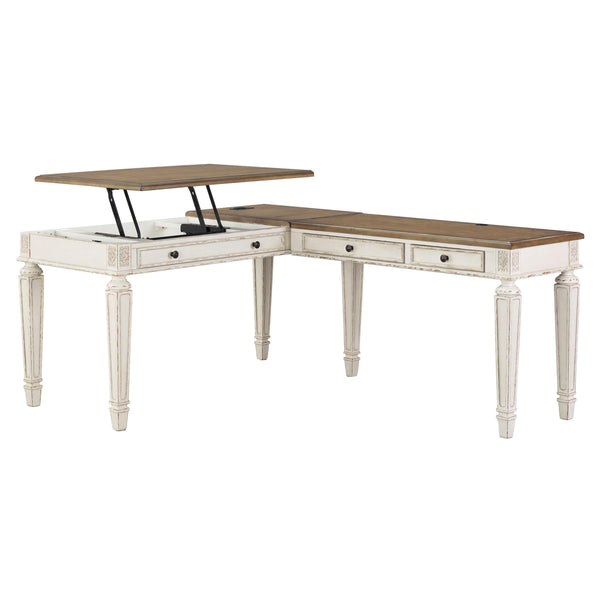 Signature Design by Ashley Realyn H743H2 2 pc Home Office Desk