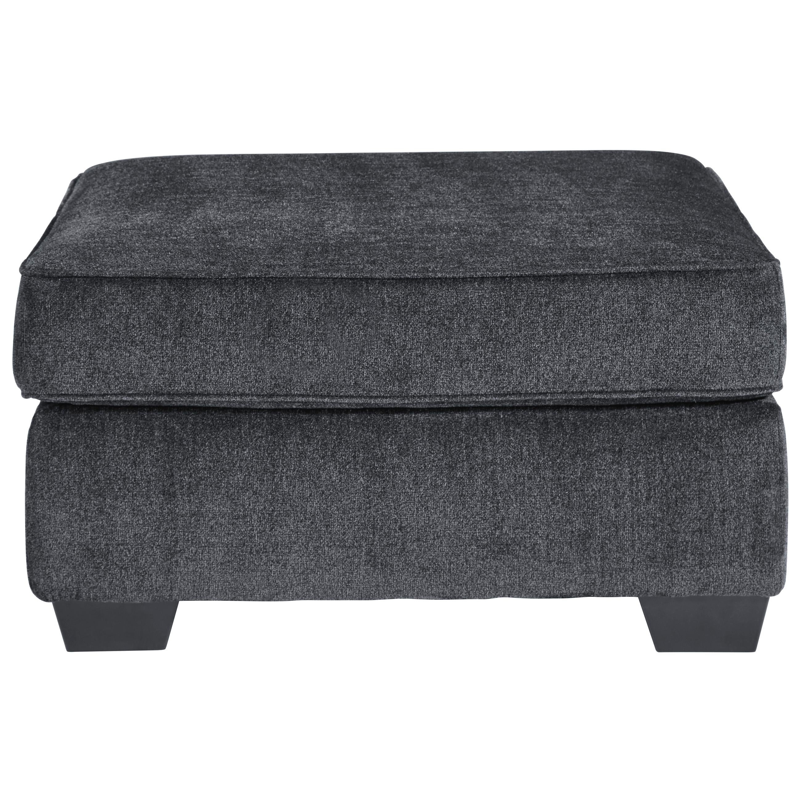  Manufacturer Color_Slate --  Signature Design by Ashley Altari Fabric Ottoman IMAGE 2