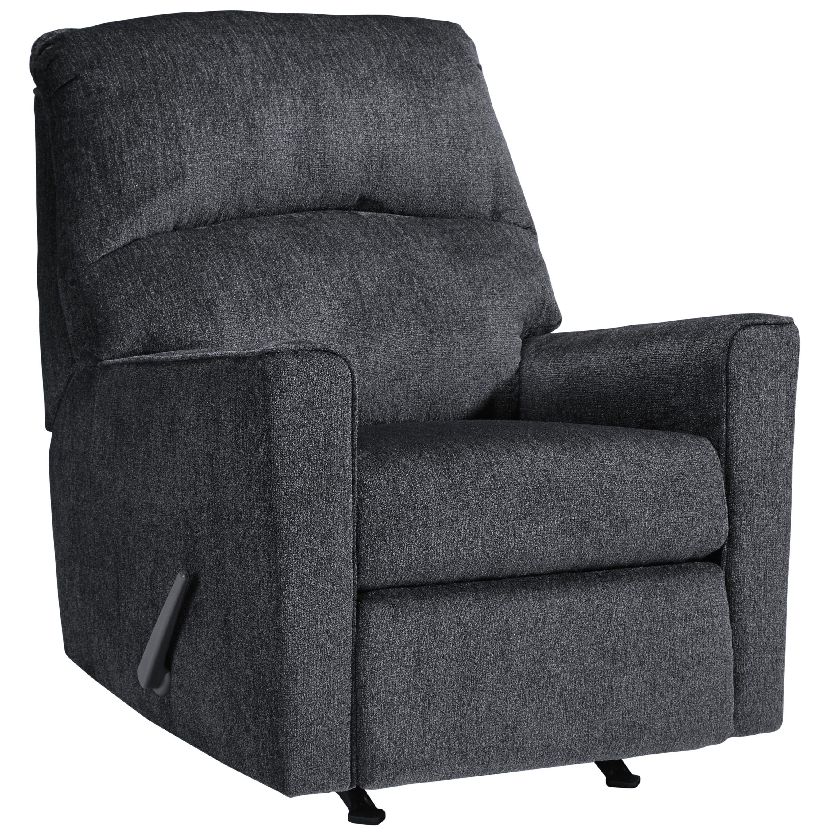  Manufacturer Color_Slate --  Signature Design by Ashley Altari Rocker Fabric Recliner IMAGE 2