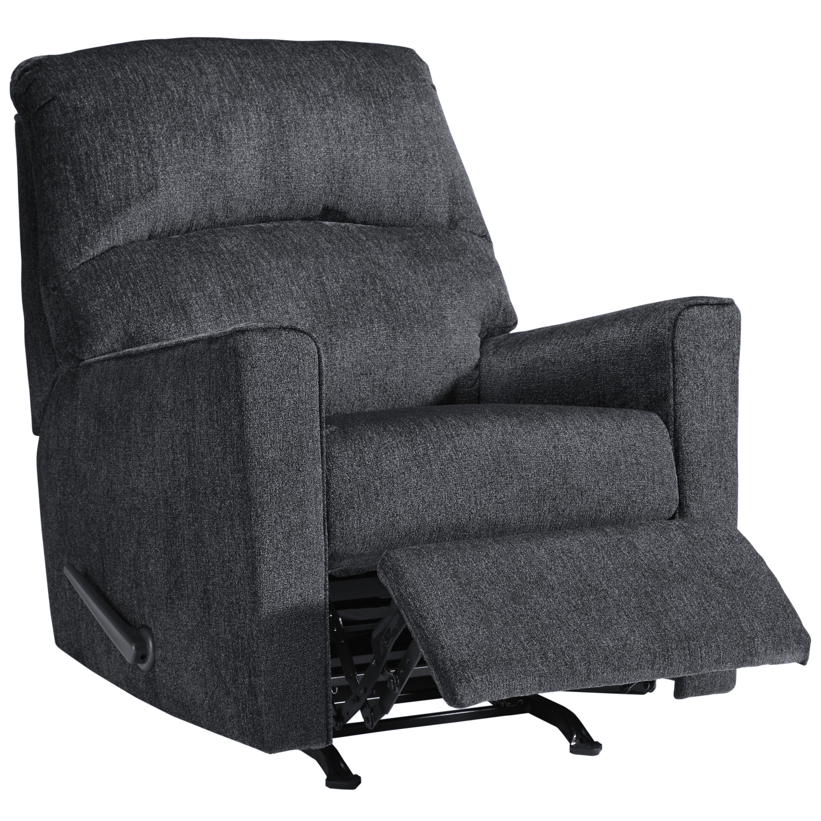  Manufacturer Color_Slate --  Signature Design by Ashley Altari Rocker Fabric Recliner IMAGE 3