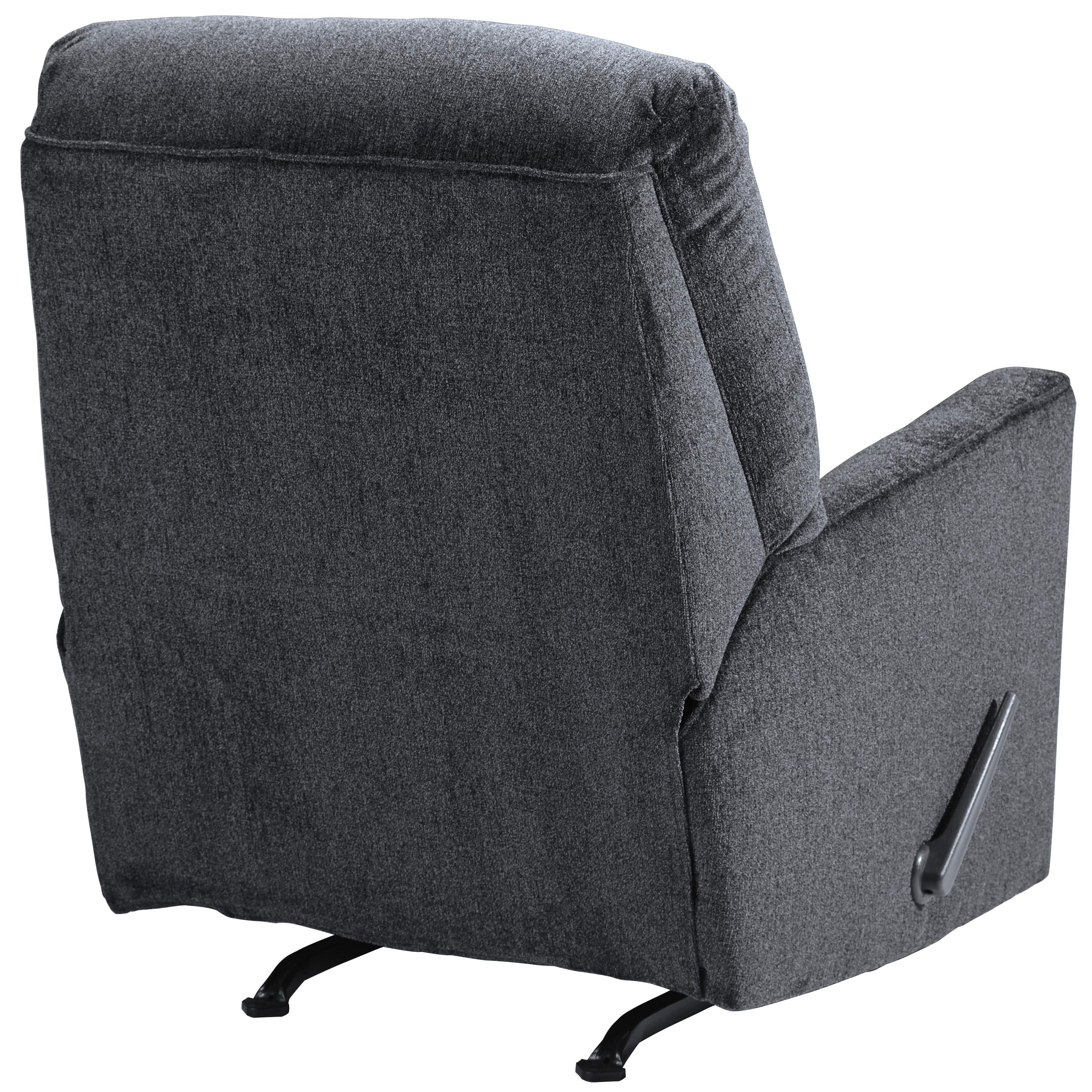  Manufacturer Color_Slate --  Signature Design by Ashley Altari Rocker Fabric Recliner IMAGE 4