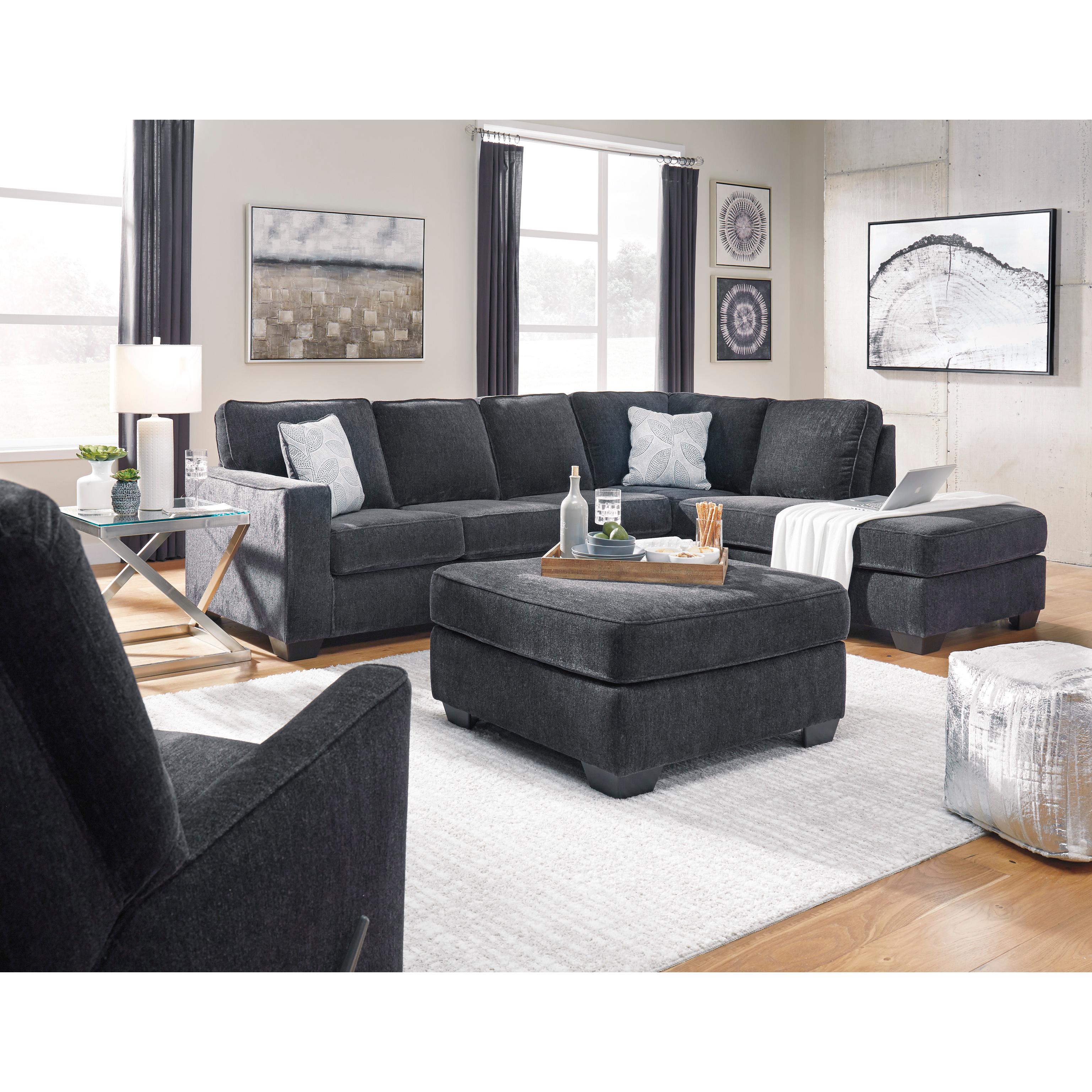  Manufacturer Color_Slate --  Signature Design by Ashley Altari Rocker Fabric Recliner IMAGE 8