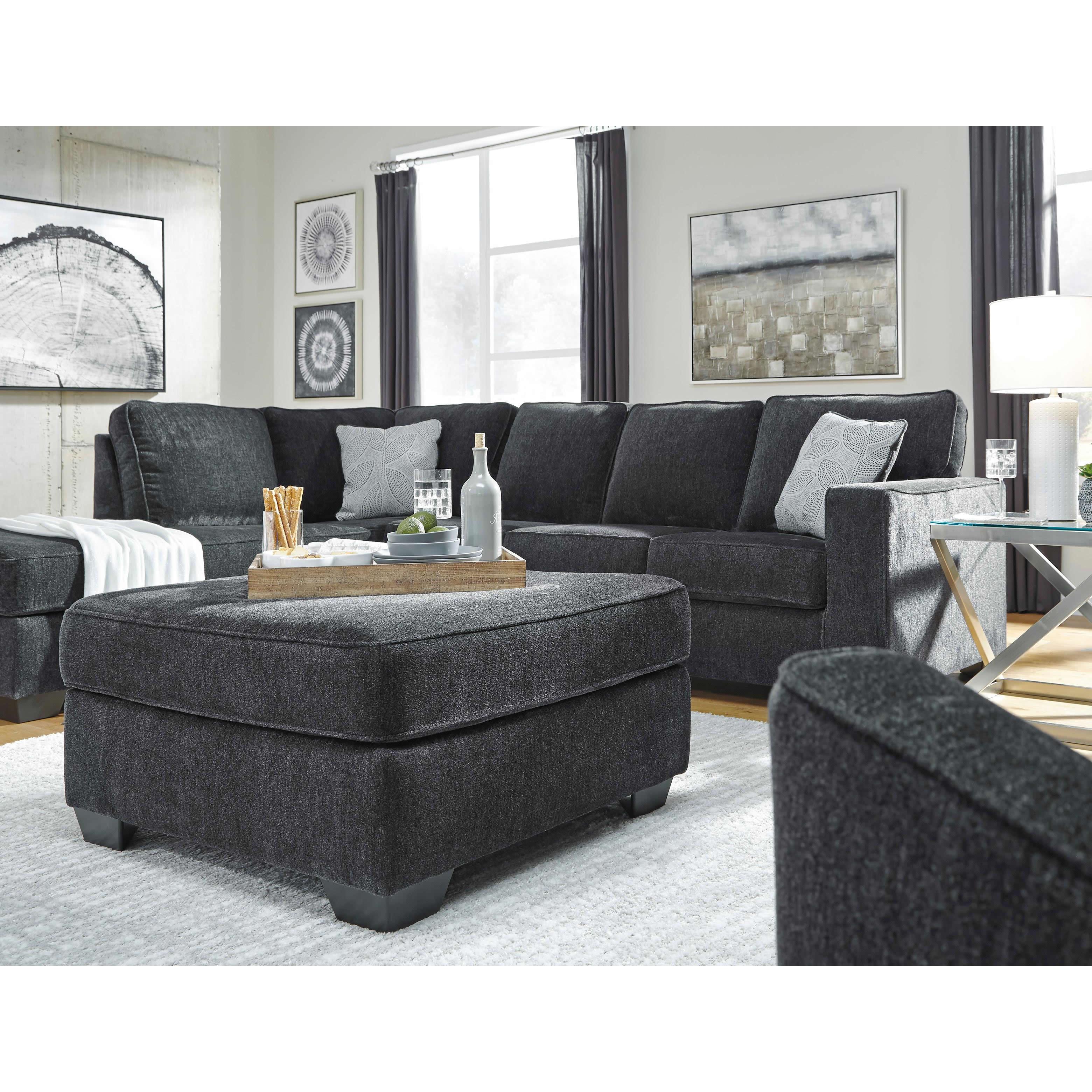  Manufacturer Color_Slate --  Signature Design by Ashley Altari Fabric 2 pc Sectional IMAGE 4