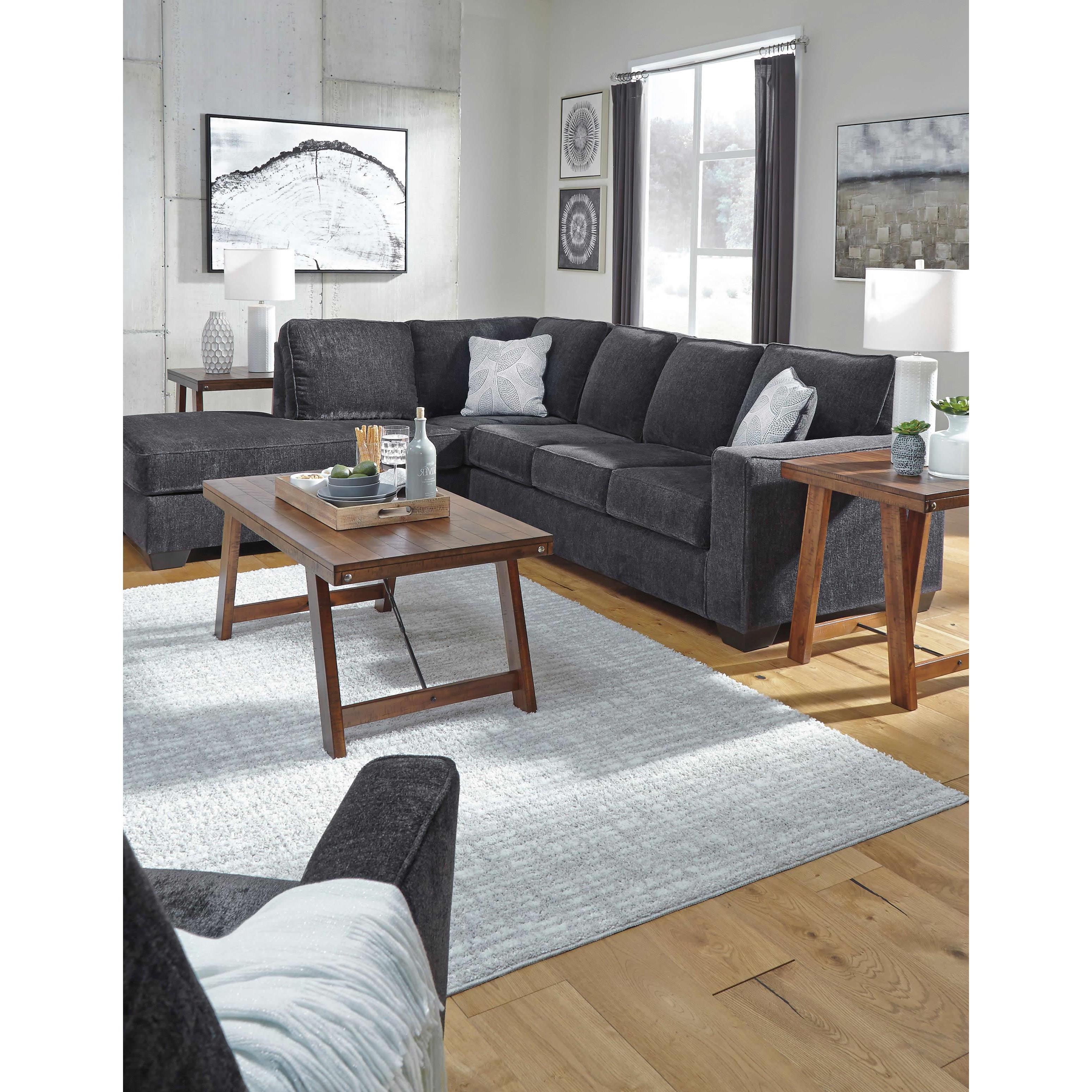  Manufacturer Color_Slate --  Signature Design by Ashley Altari Fabric 2 pc Sectional IMAGE 7