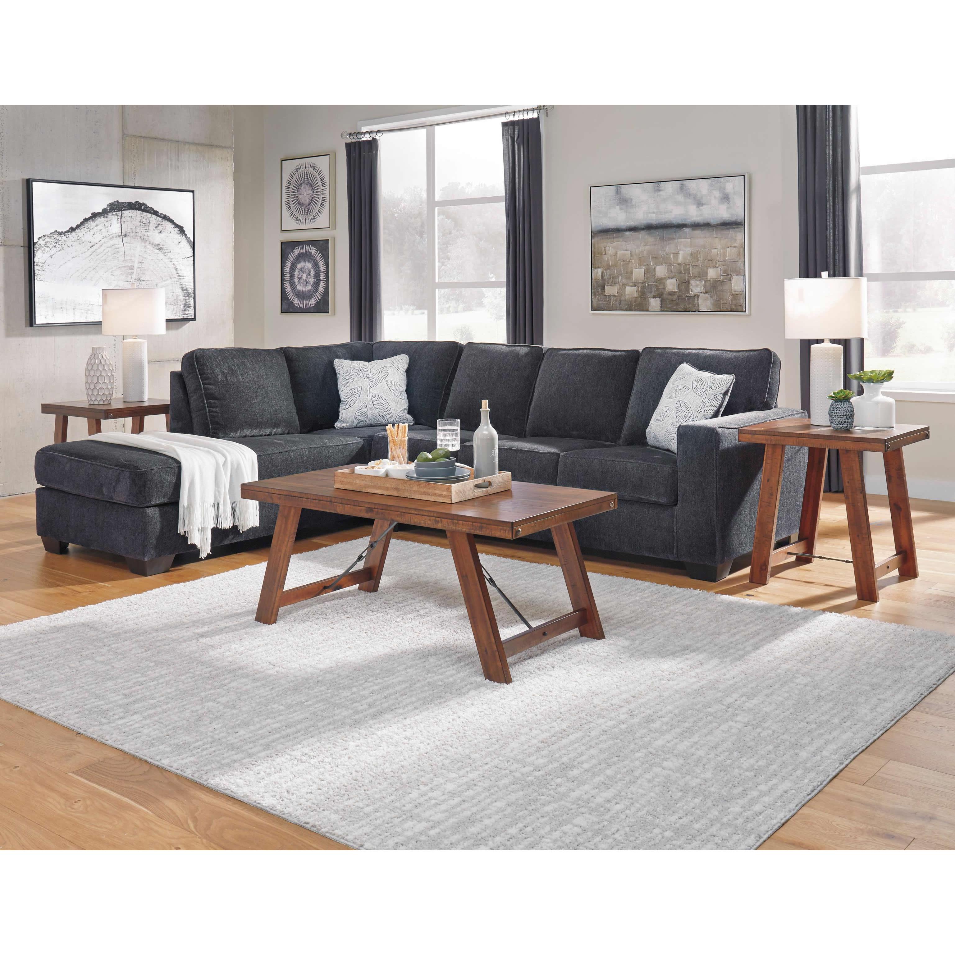  Manufacturer Color_Slate --  Signature Design by Ashley Altari Fabric 2 pc Sectional IMAGE 8