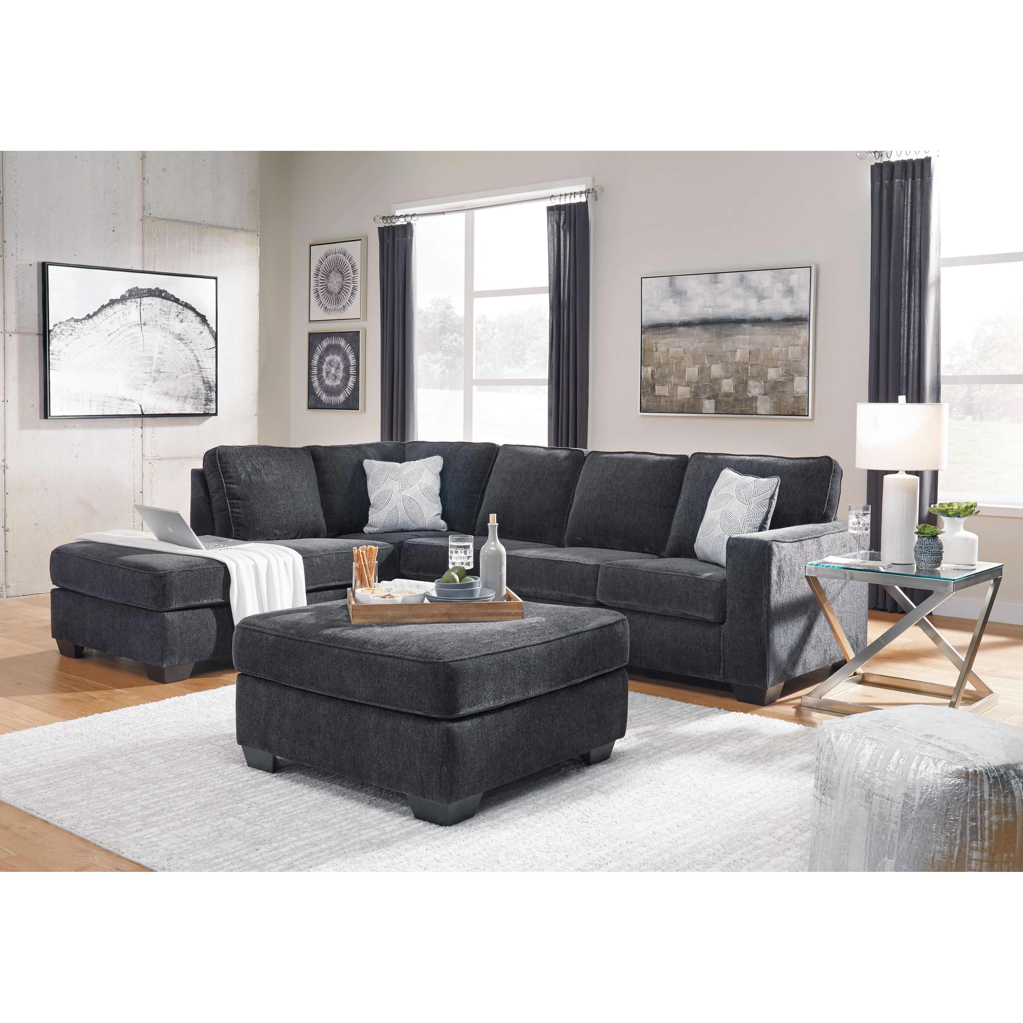  Manufacturer Color_Slate --  Signature Design by Ashley Altari Fabric 2 pc Sectional IMAGE 9