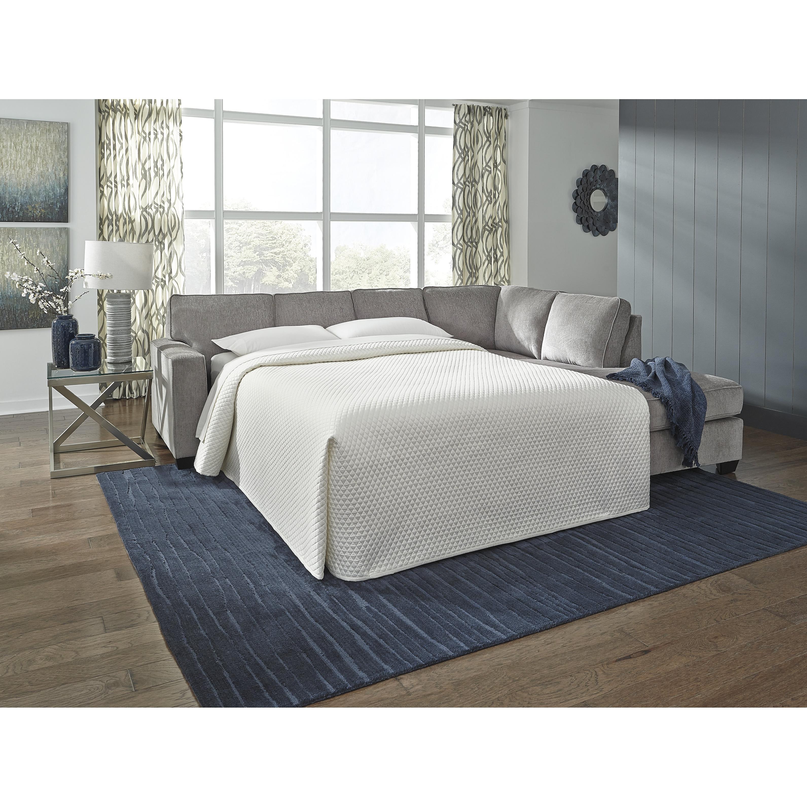  Signature Design by Ashley Altari Fabric Full Sleeper Sectional 8721410/8721417 IMAGE 3