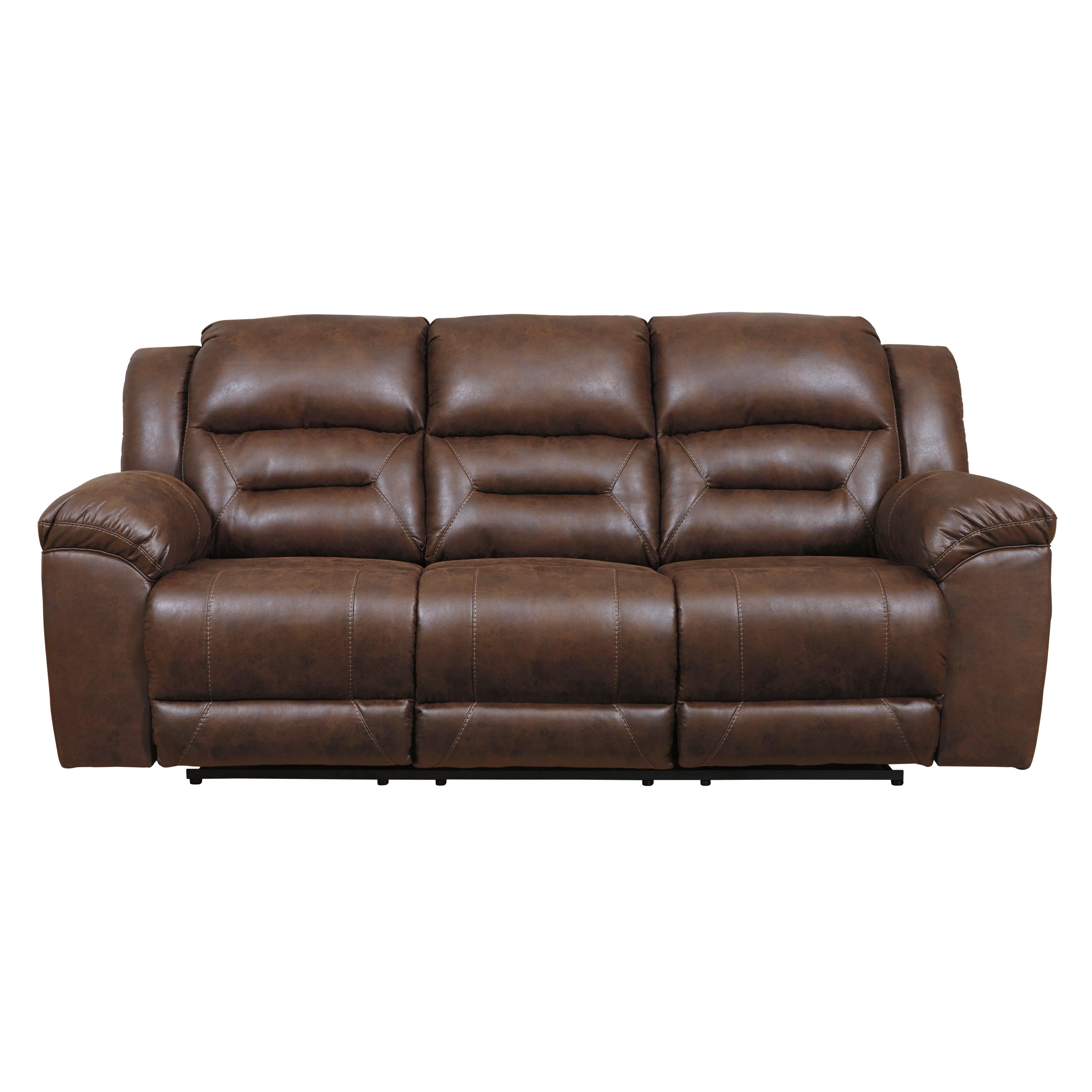  Manufacturer Color_Chocolate Motion Type_Reclining --  Stoneland 3990488 Reclining Sofa IMAGE 1