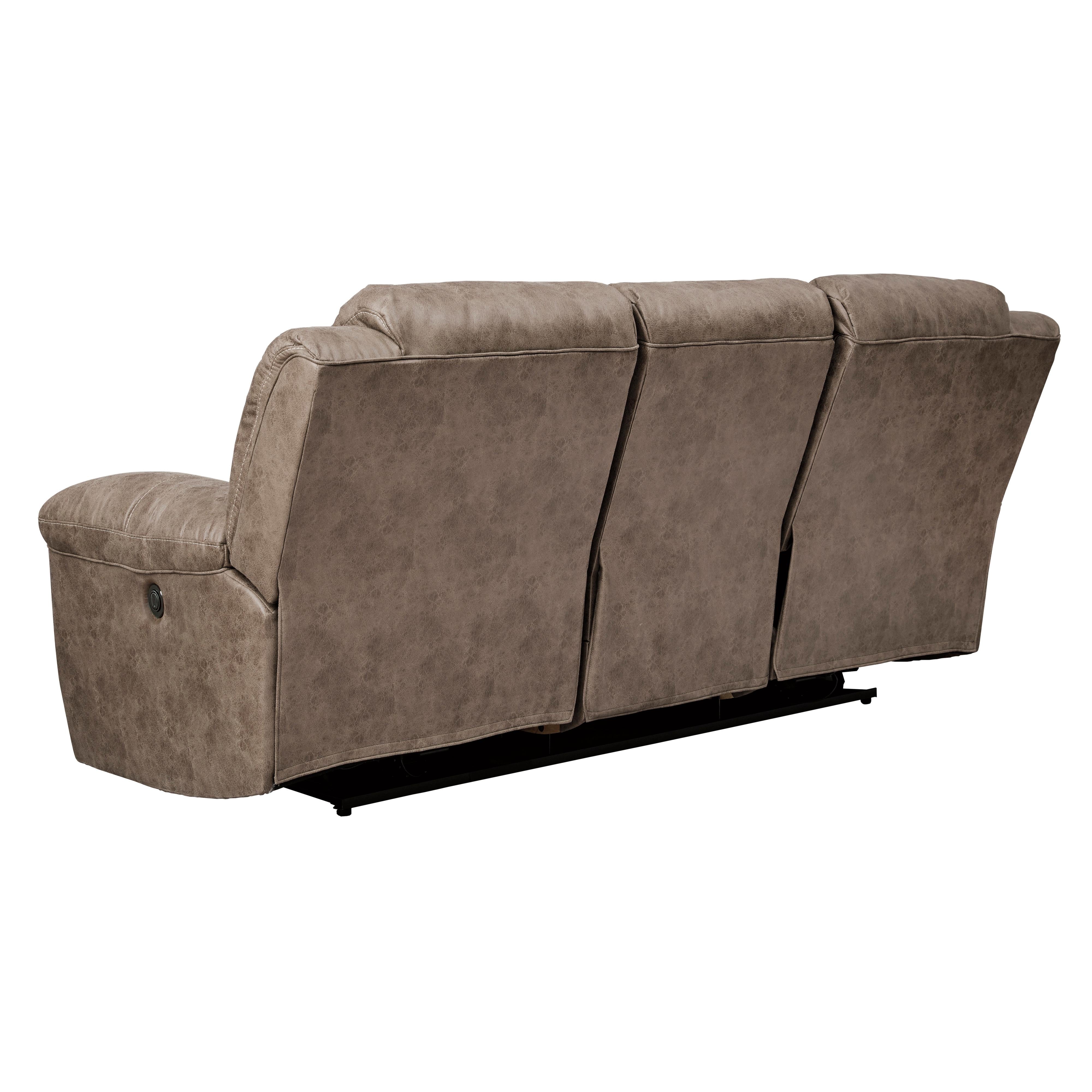  Manufacturer Color_Fossil Motion Type_Reclining --  Stoneland 3990588 Reclining Sofa IMAGE 3