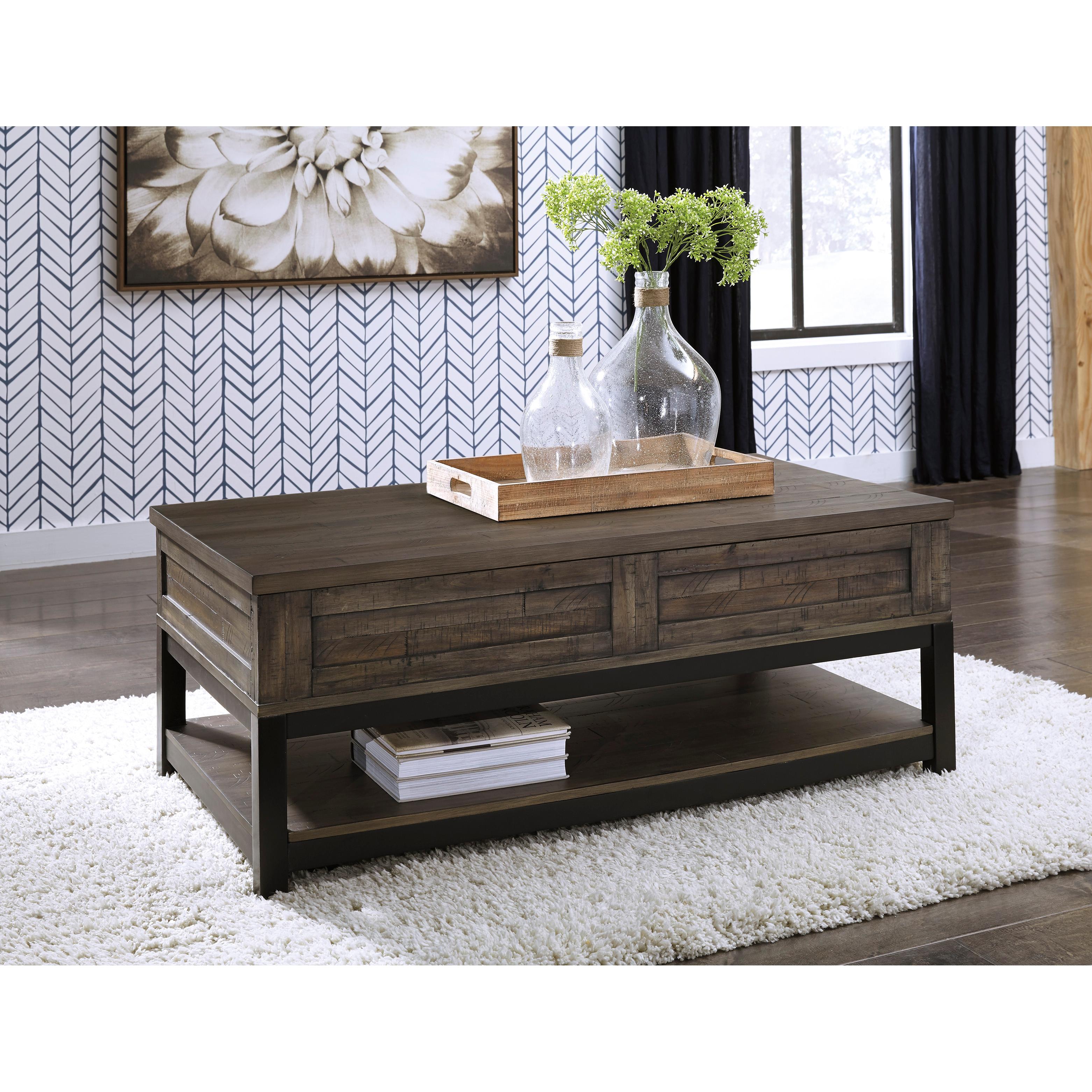  Signature Design by Ashley Johurst Lift Top Cocktail Table T444-9 IMAGE 5