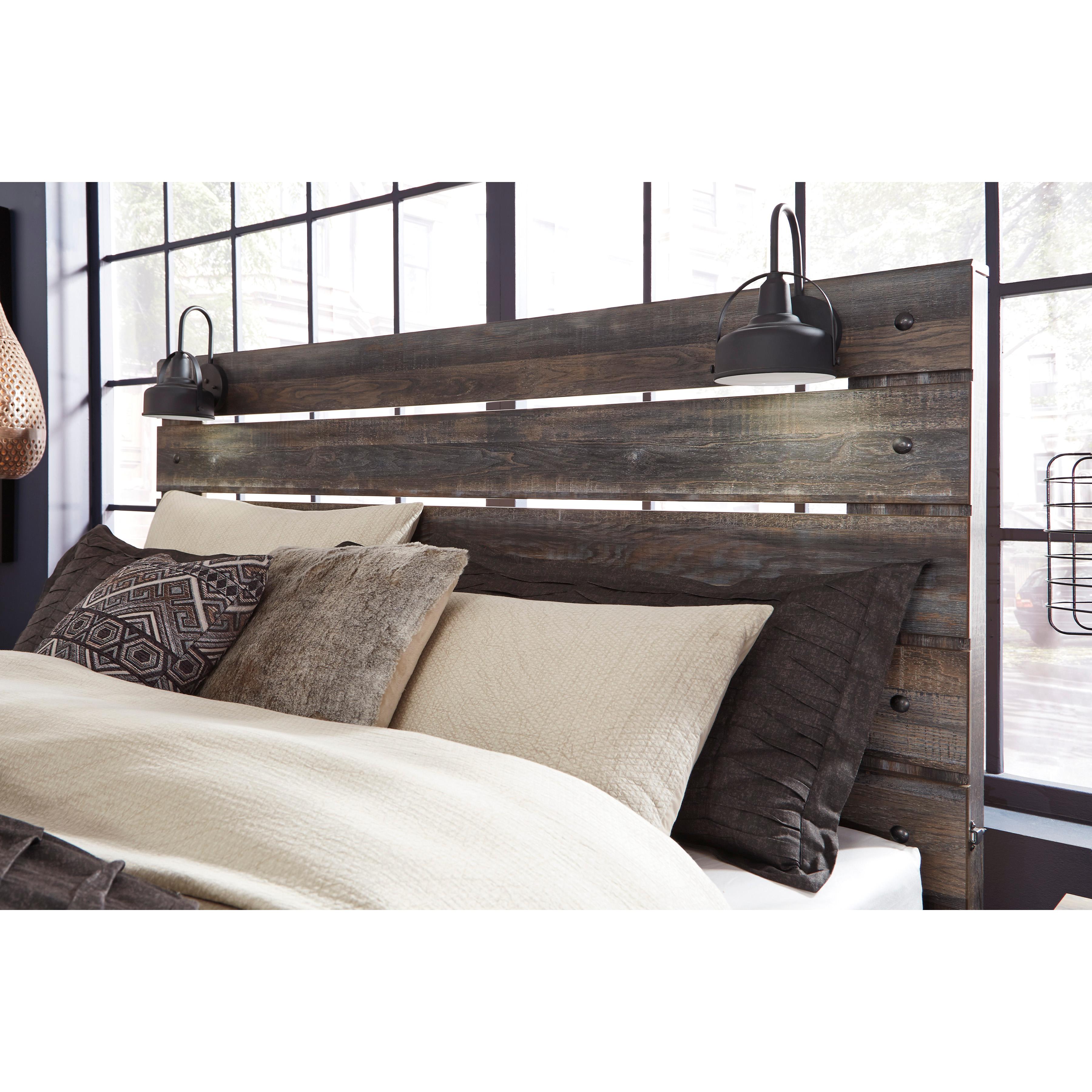  Size_Queen --  Signature Design by Ashley Drystan Panel Bed with Storage IMAGE 3