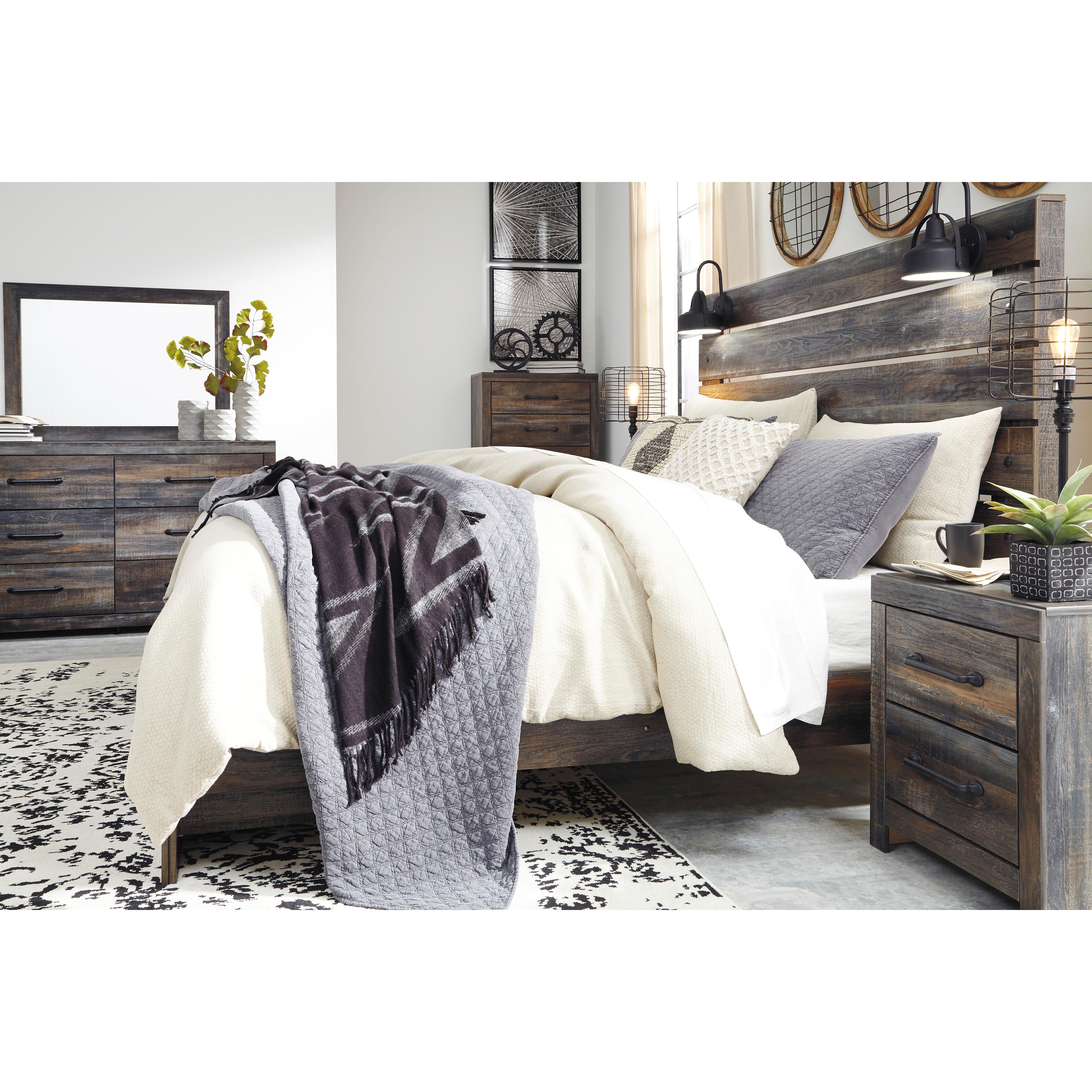  Size_King --  Drystan B211B55 King Panel Bed with 2 Storage Drawers IMAGE 6