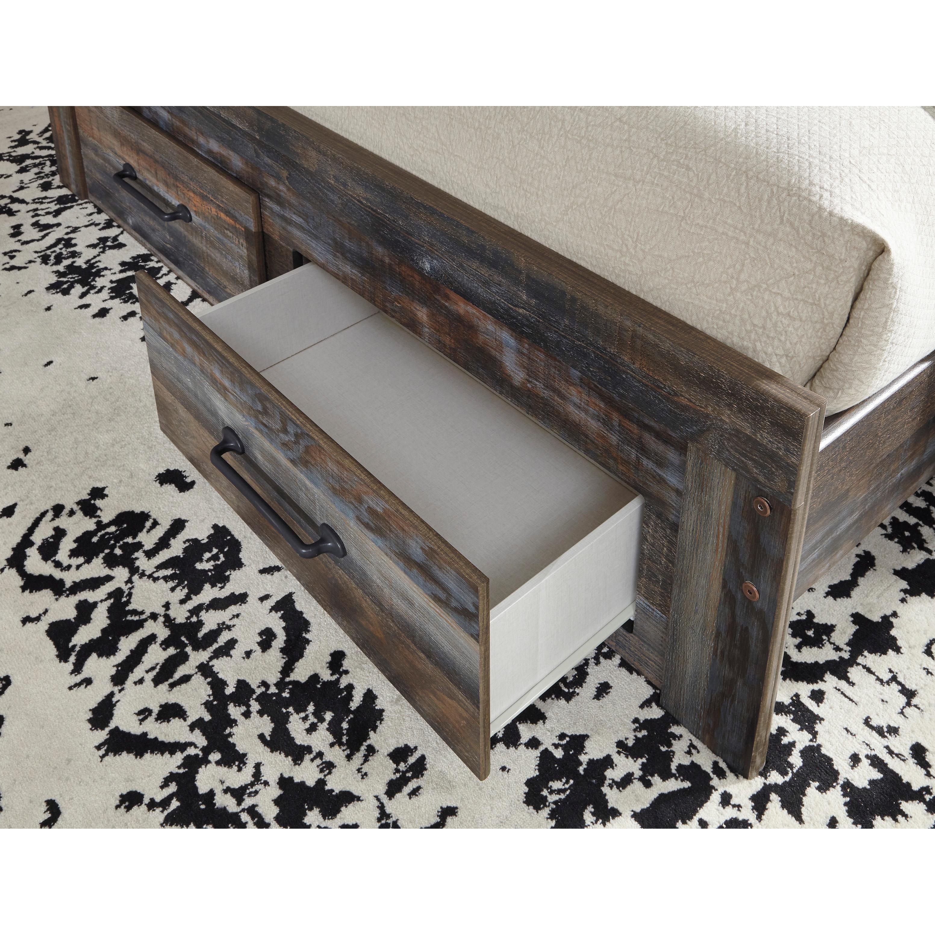  Size_King --  Drystan B211B27 King Bookcase Bed with 2 Storage Drawers IMAGE 6