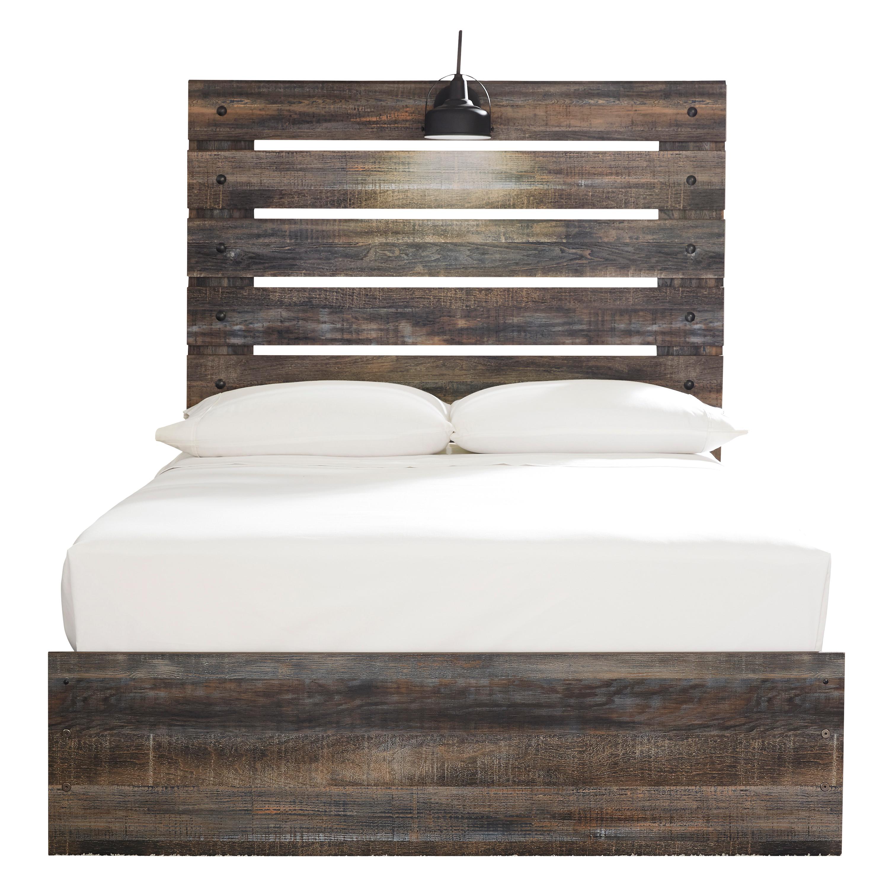  Signature Design by Ashley Drystan B211B12 Full Panel Bed with 4 Storage Drawers IMAGE 2