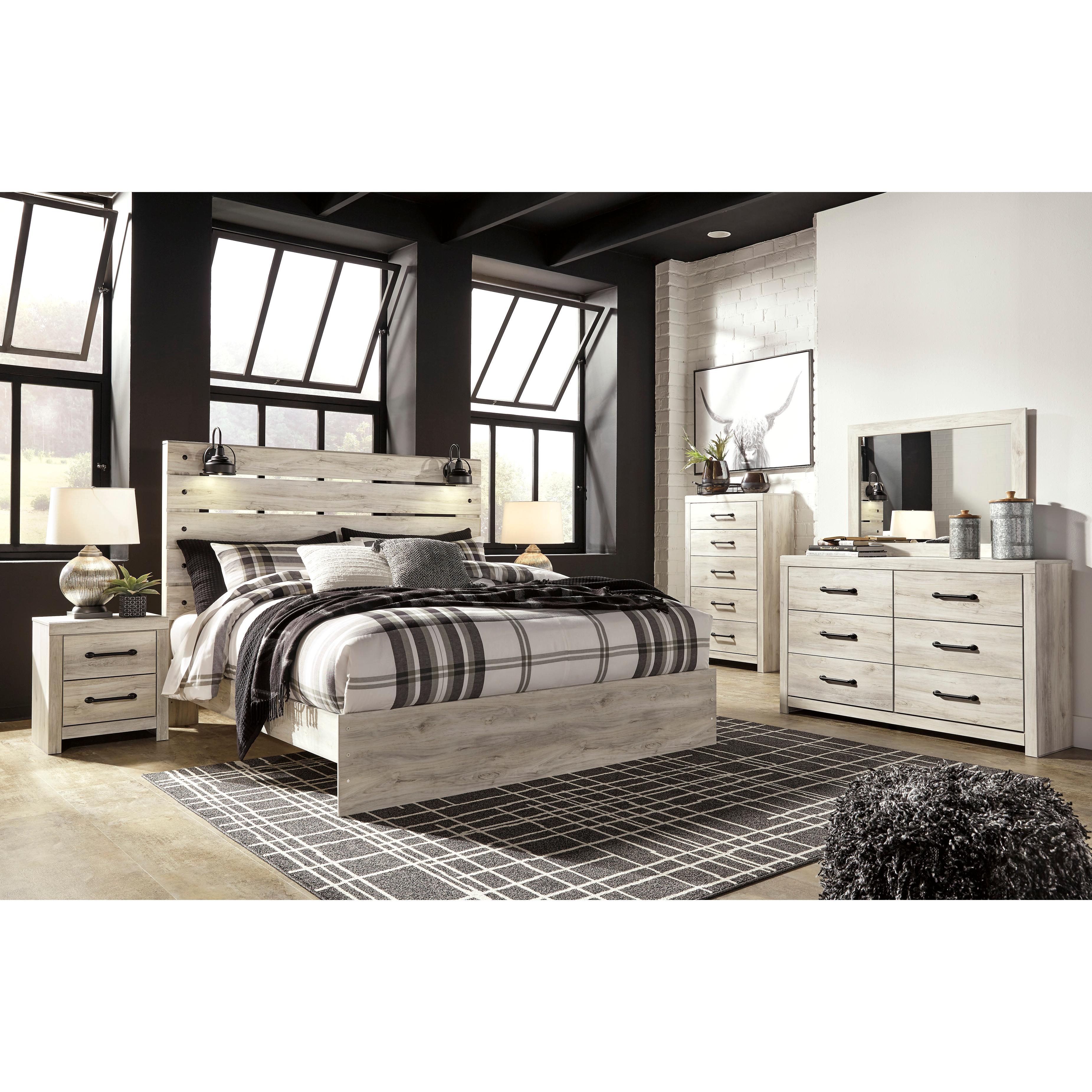  Size_King --  Cambeck B192B28 King Panel Bed IMAGE 7