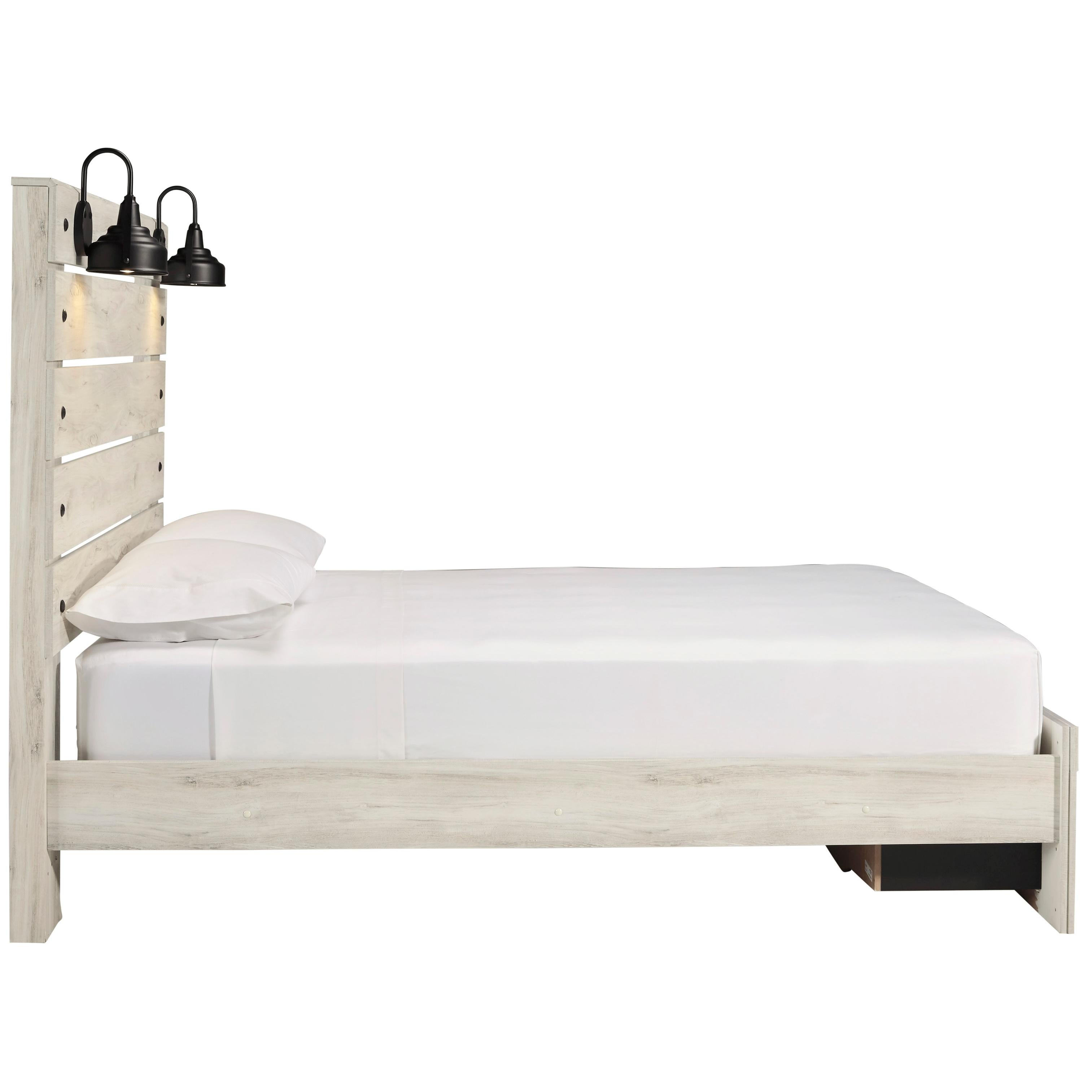  Size_Queen --  Signature Design by Ashley Cambeck Panel Bed with Storage IMAGE 4