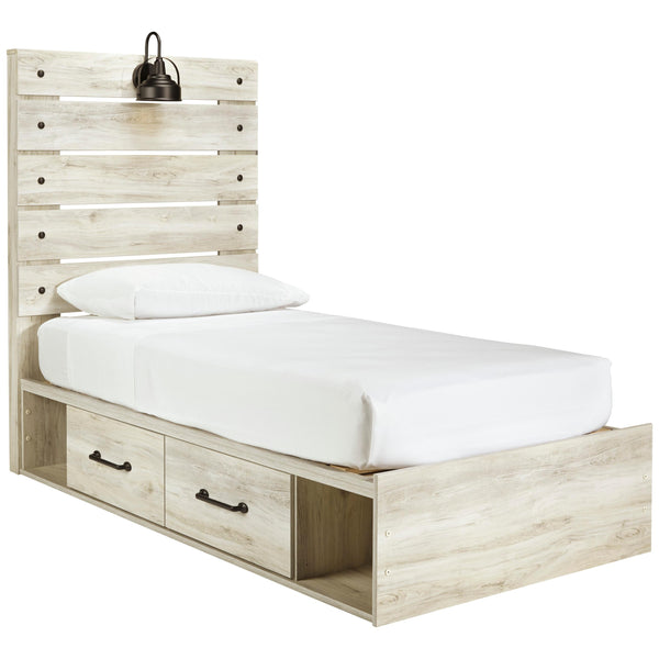 Signature Design by Ashley Cambeck B192B13 Twin Panel Bed with 2 Storage Drawers