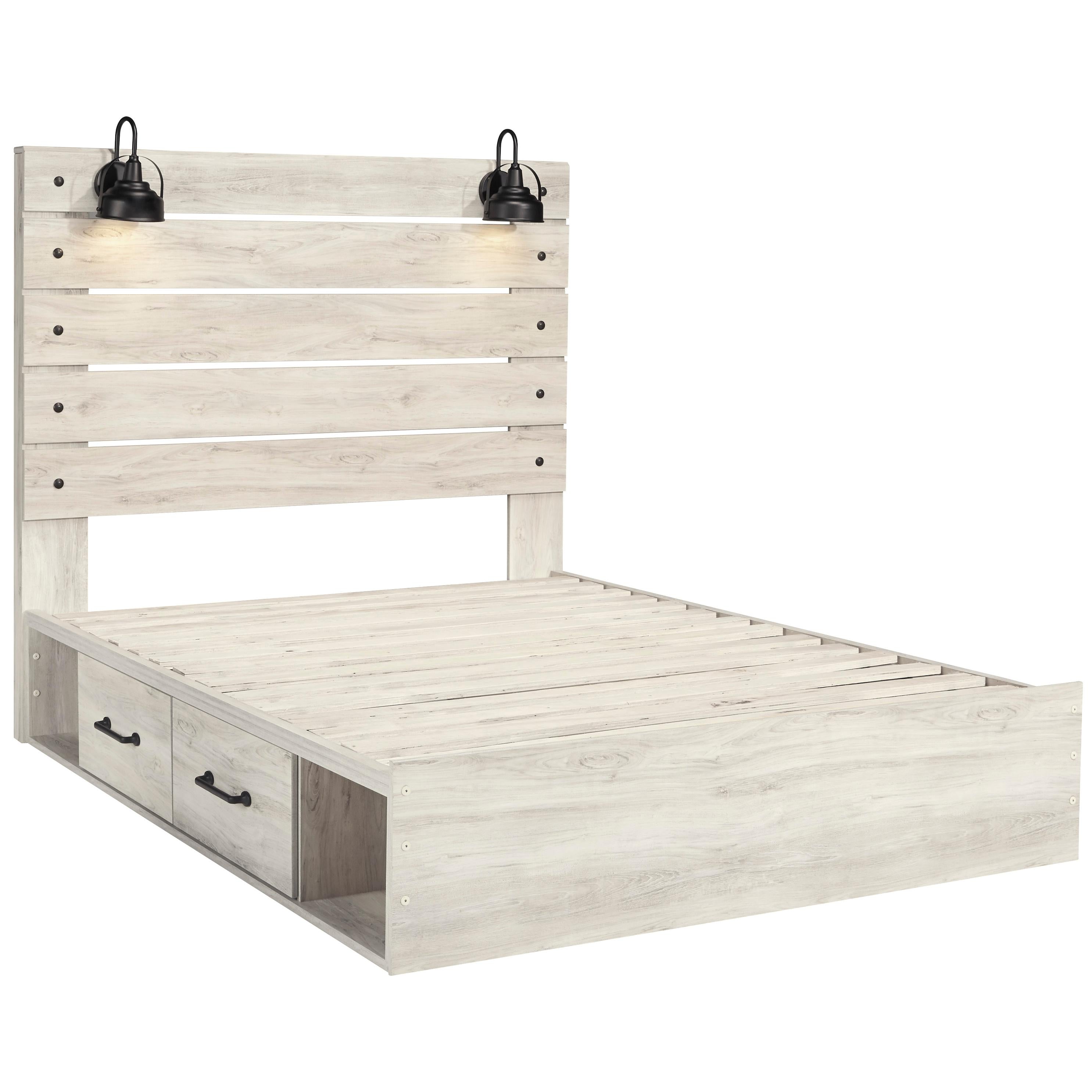  Size_Queen --  Signature Design by Ashley Cambeck Panel Bed with Storage IMAGE 2