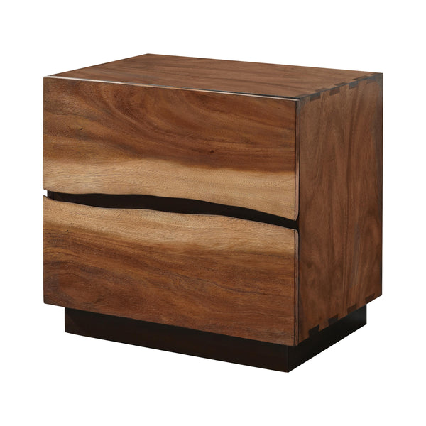Coaster Furniture Winslow 223252 2-Drawer Nightstand - Smokey Walnut