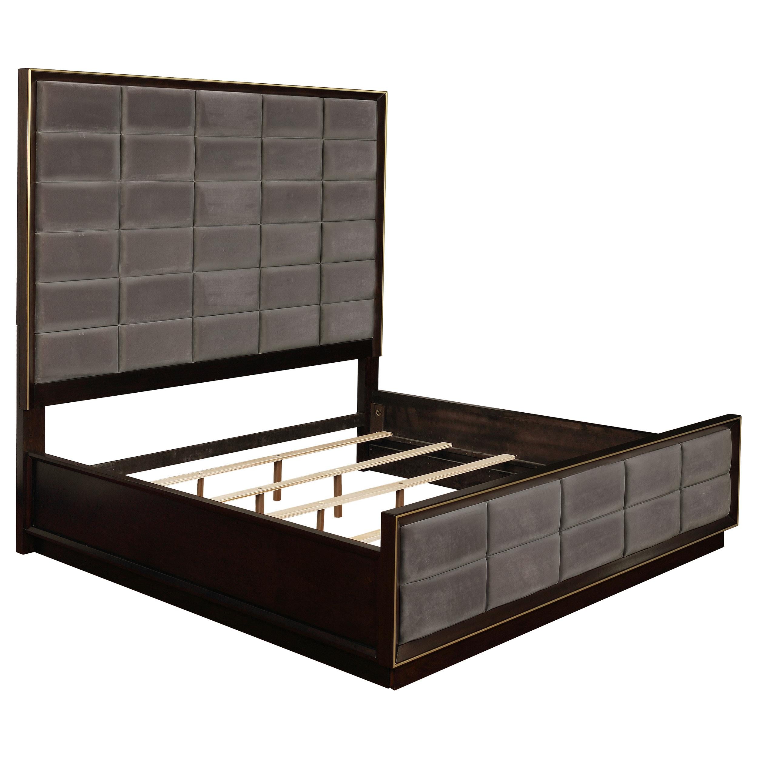  Size_King --  Durango 223261KE 77-inch Eastern King Panel Bed - Smoked Peppercorn IMAGE 1