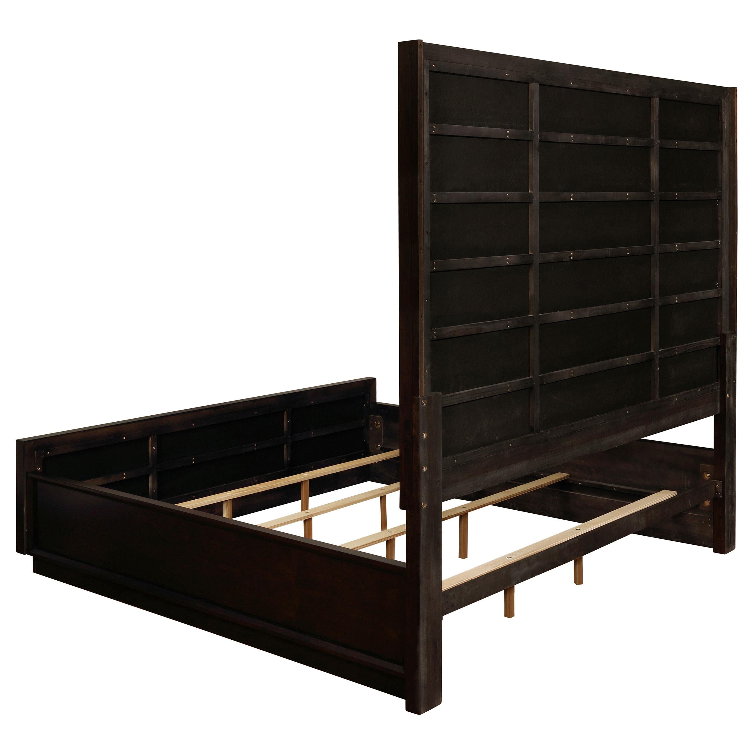  Size_California King --  Durango 223261KW 77-inch California King Panel Bed - Smoked Peppercorn IMAGE 3