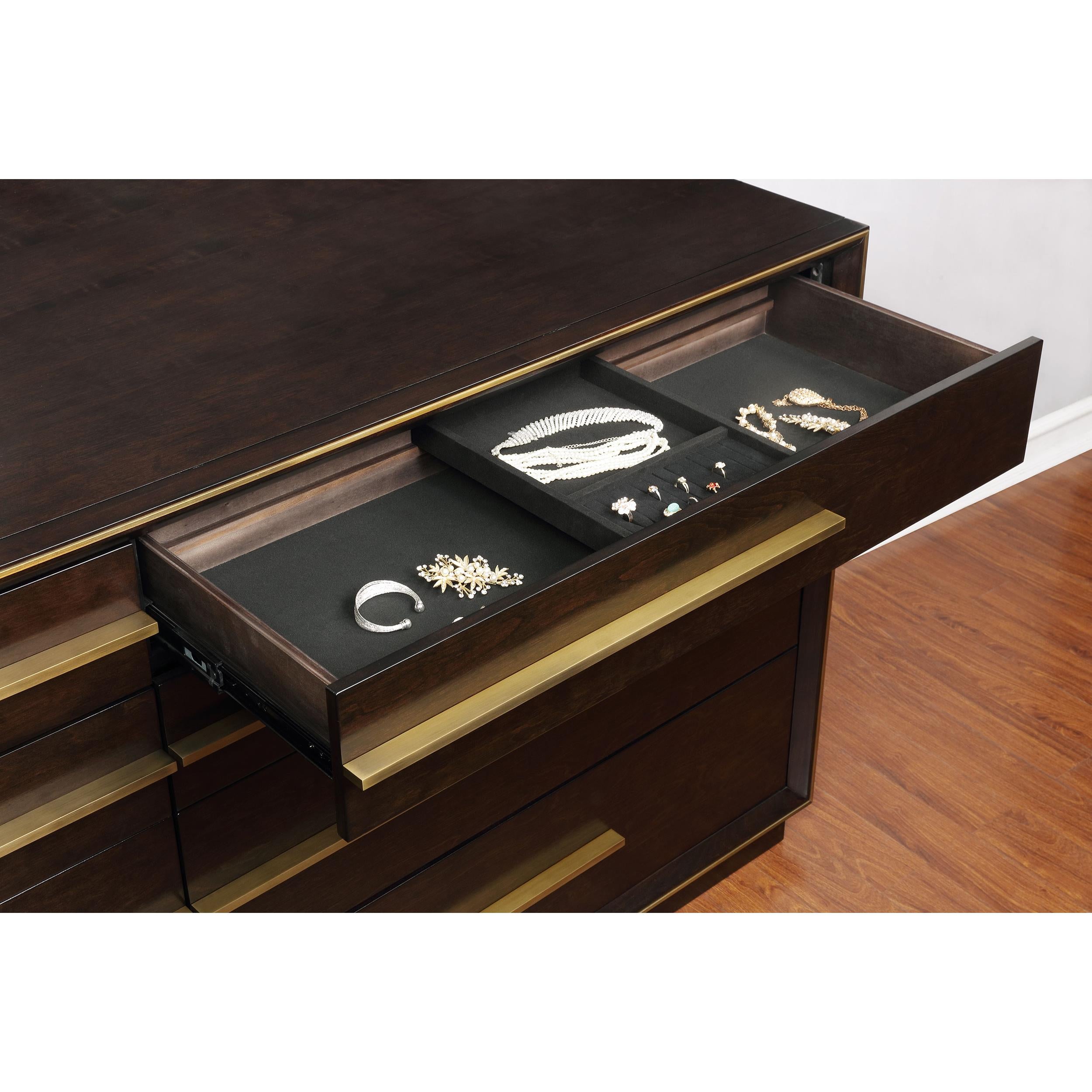  Coaster Furniture Durango 223263 8-Drawer Dresser - Smoked Peppercorn IMAGE 13