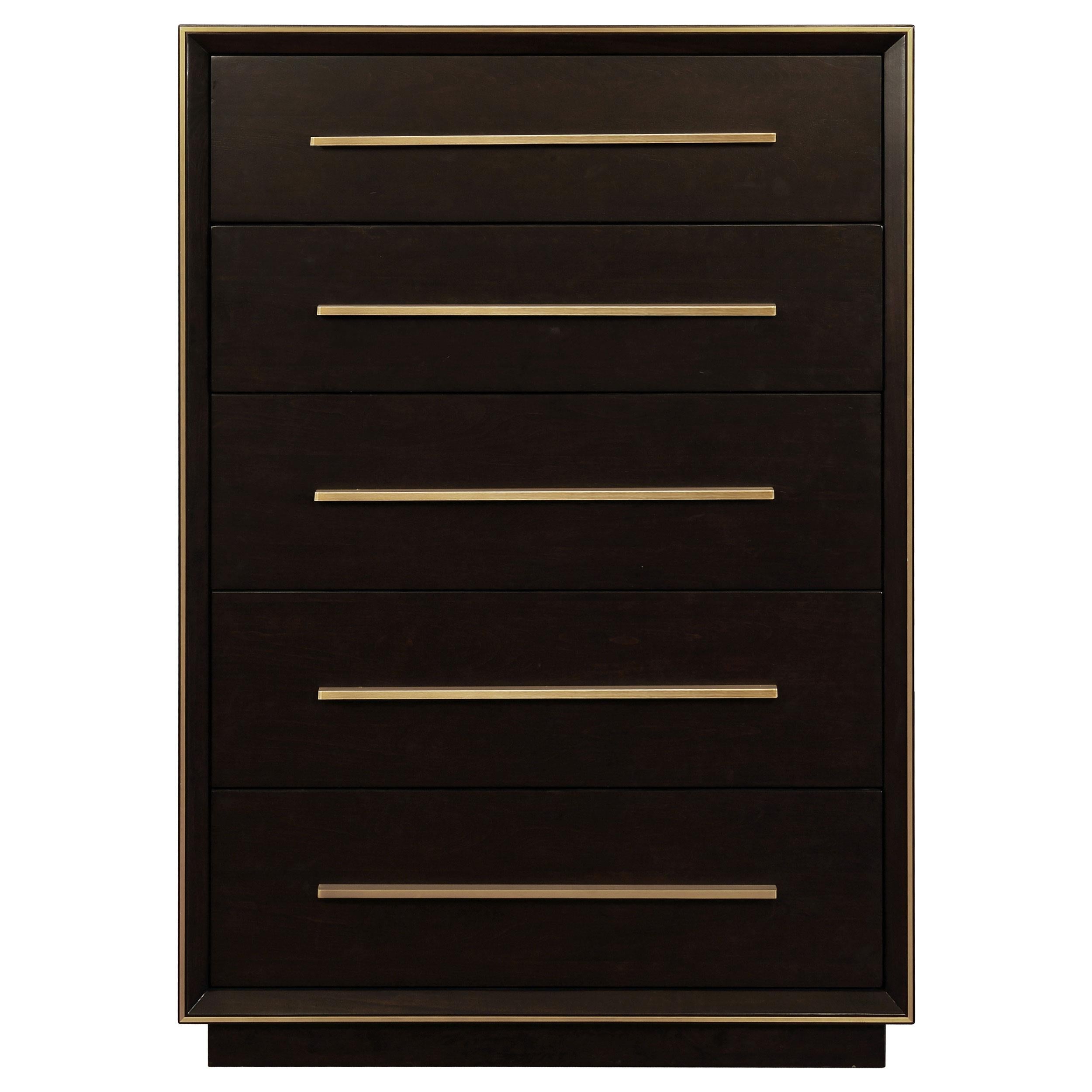  Coaster Furniture Durango 223265 5-Drawer Bedroom Chest - Smoked Peppercorn IMAGE 2