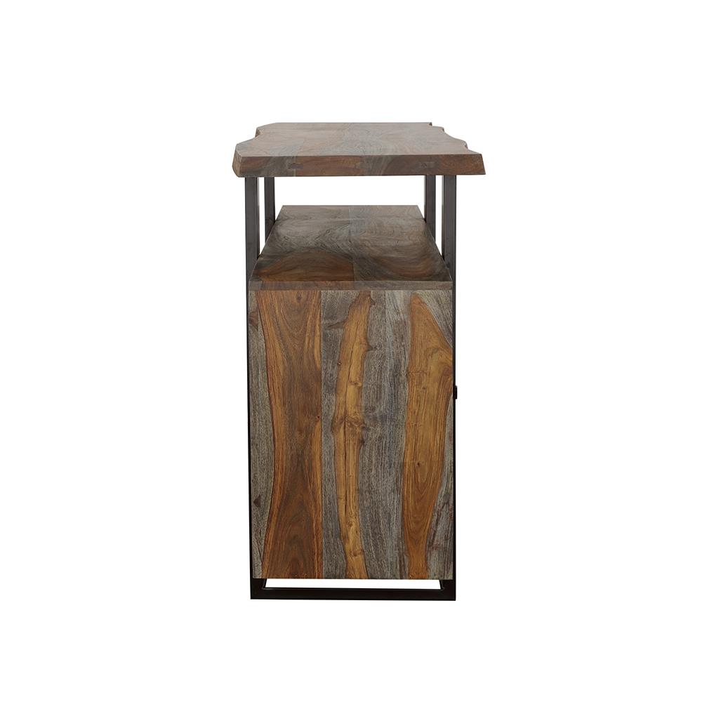  Coaster Furniture Ditman 110185 4-door Solid Wood Sideboard Buffet - Grey Sheesham IMAGE 5