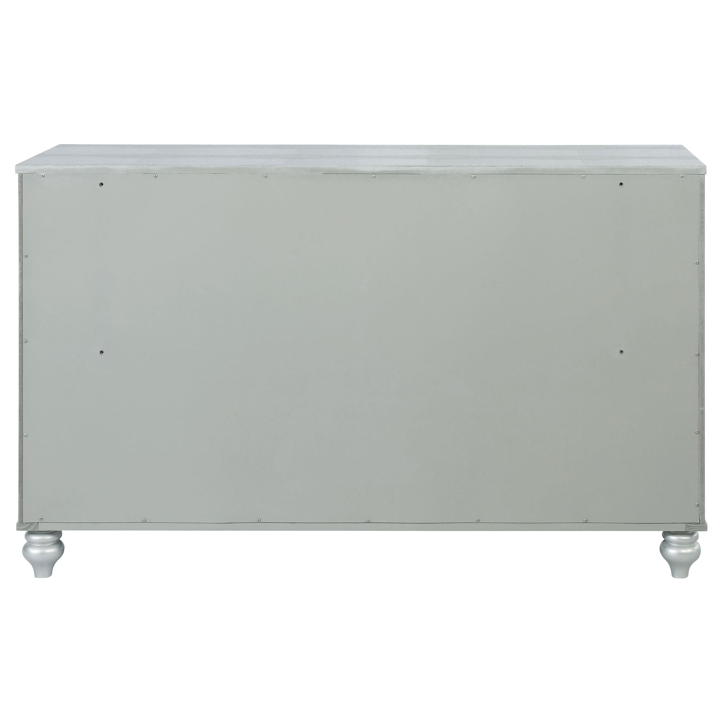  Coaster Furniture Gunnison 223213 6-Drawer Dresser - Silver Metallic IMAGE 6