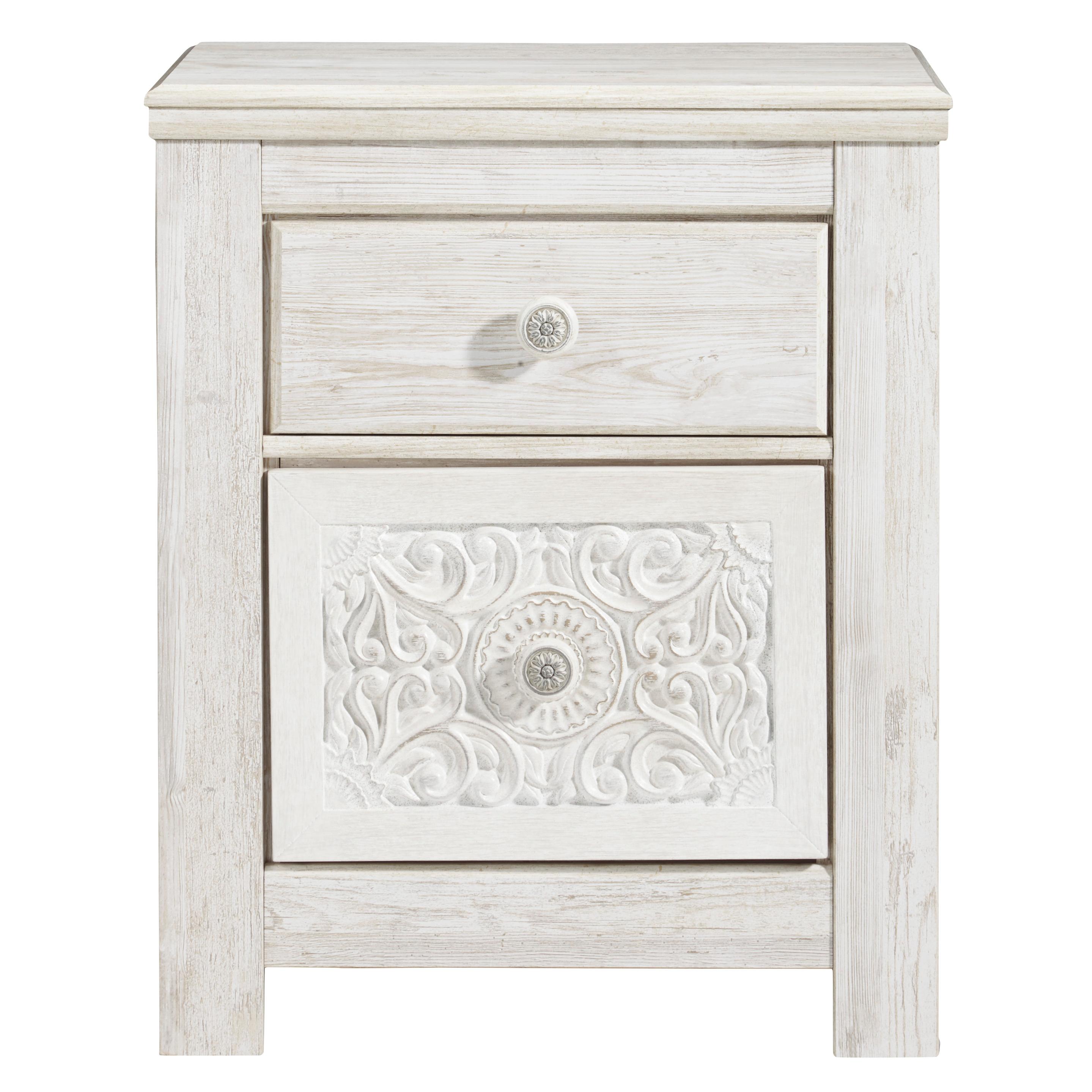  Signature Design by Ashley Paxberry B181-92 Two Drawer Night Stand IMAGE 3