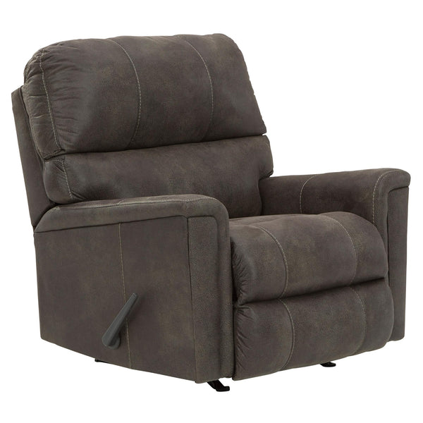 Signature Design by Ashley Navi Rocker Leather Look Recliner