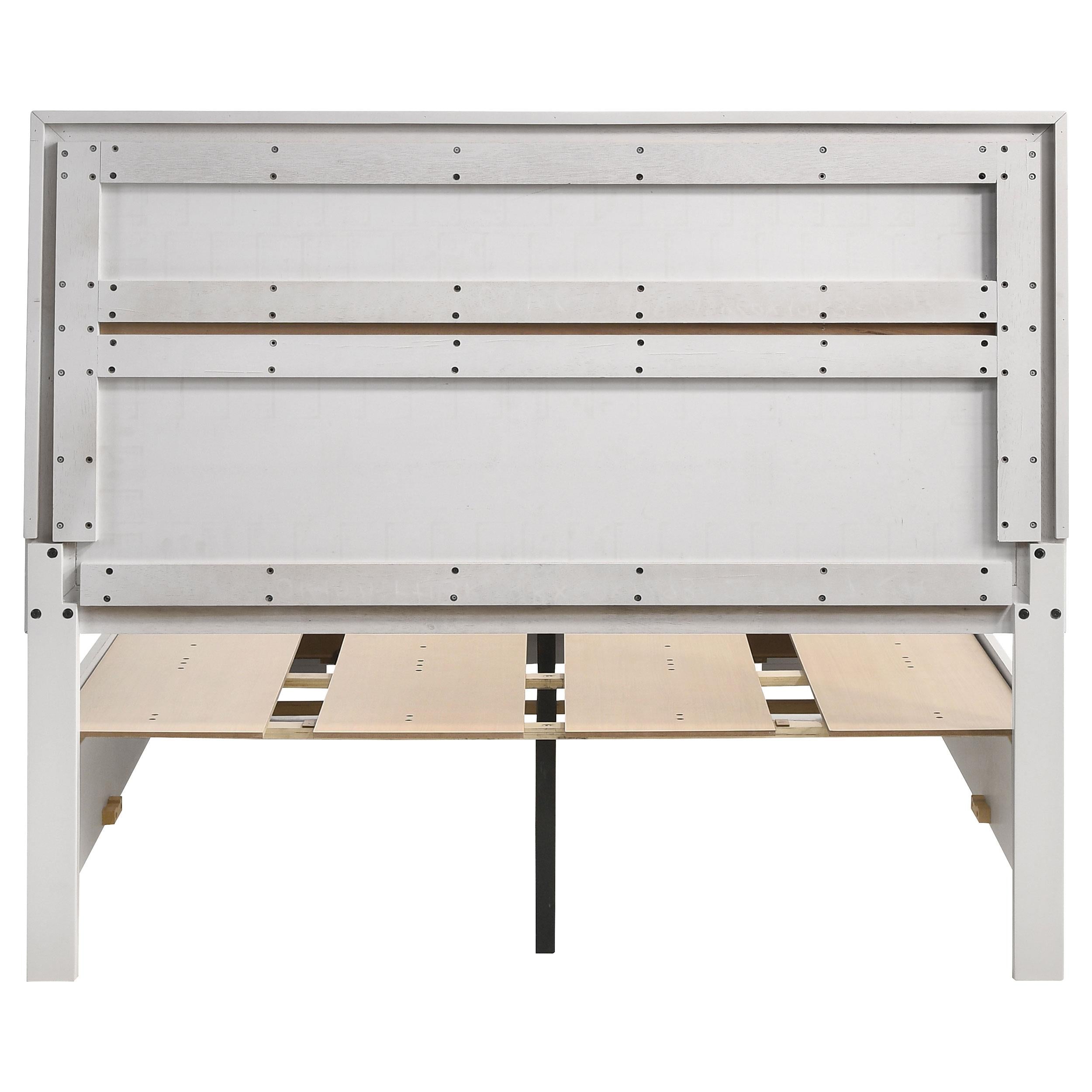  Size_Full --  Miranda 205111F 51-inch Wood Full Storage Panel Bed - White IMAGE 6