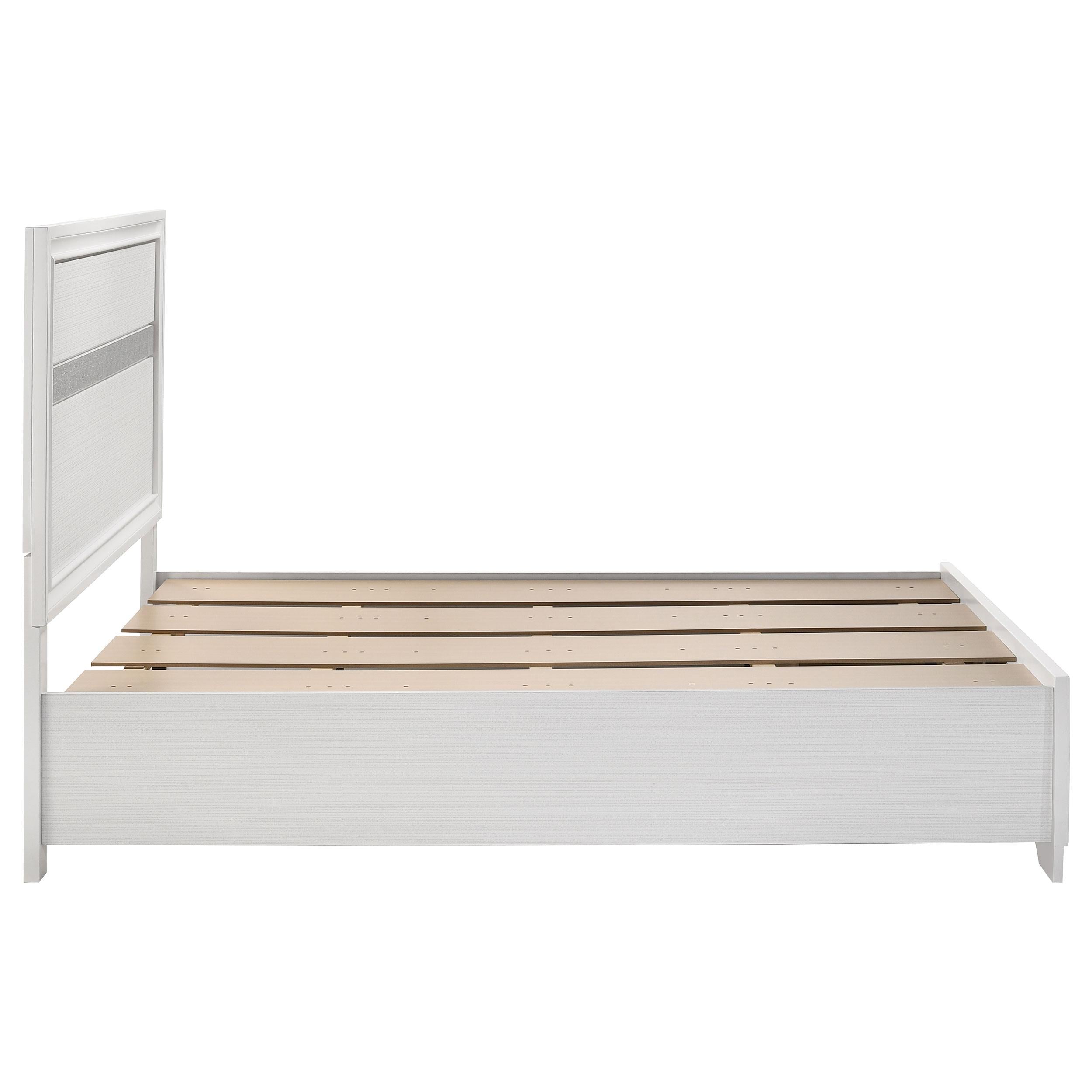  Size_Full --  Miranda 205111F 51-inch Wood Full Storage Panel Bed - White IMAGE 8