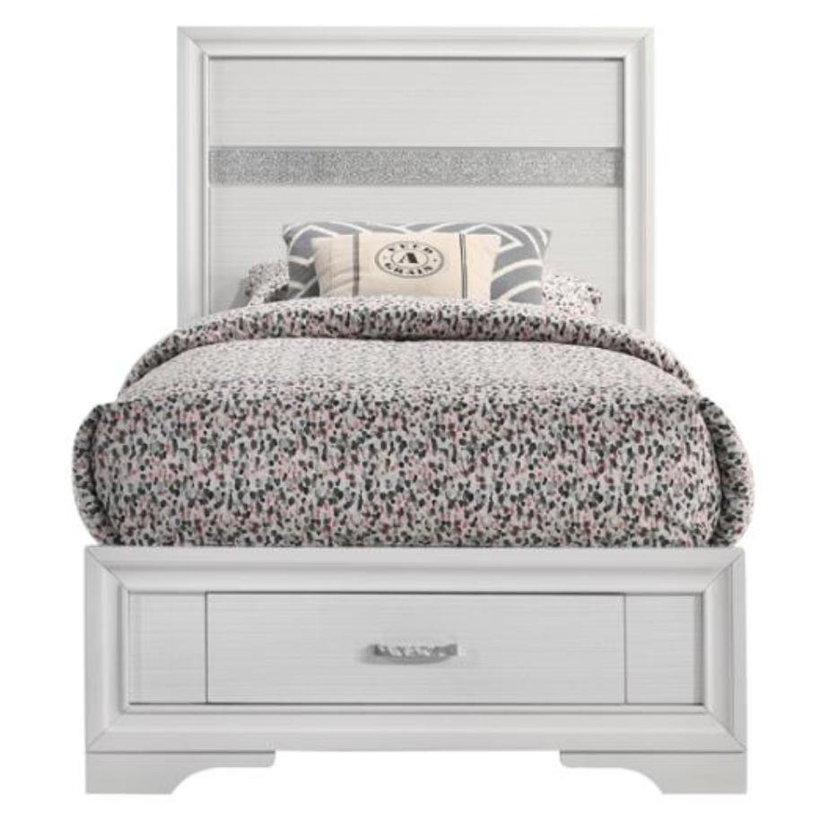 Size_Twin --  Coaster Furniture Miranda Panel Bed with Storage IMAGE 2