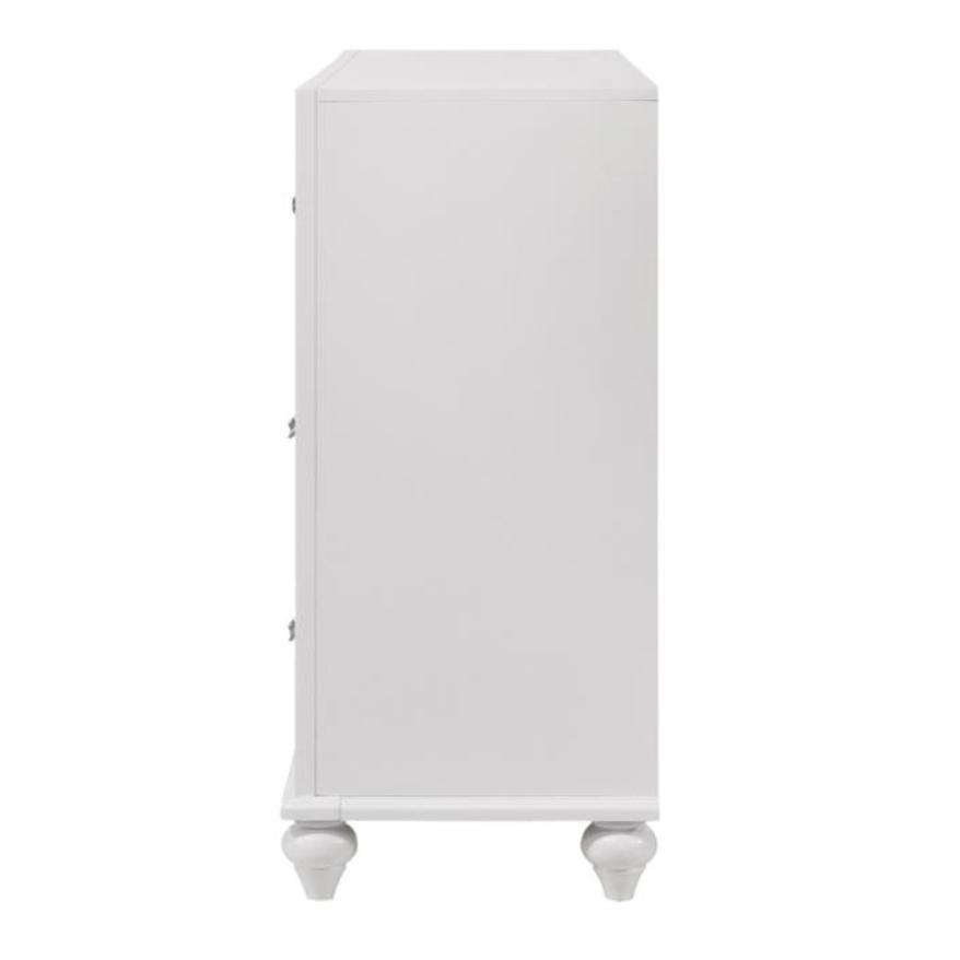  Coaster Furniture Barzini 205893 7-Drawer Dresser - White IMAGE 2