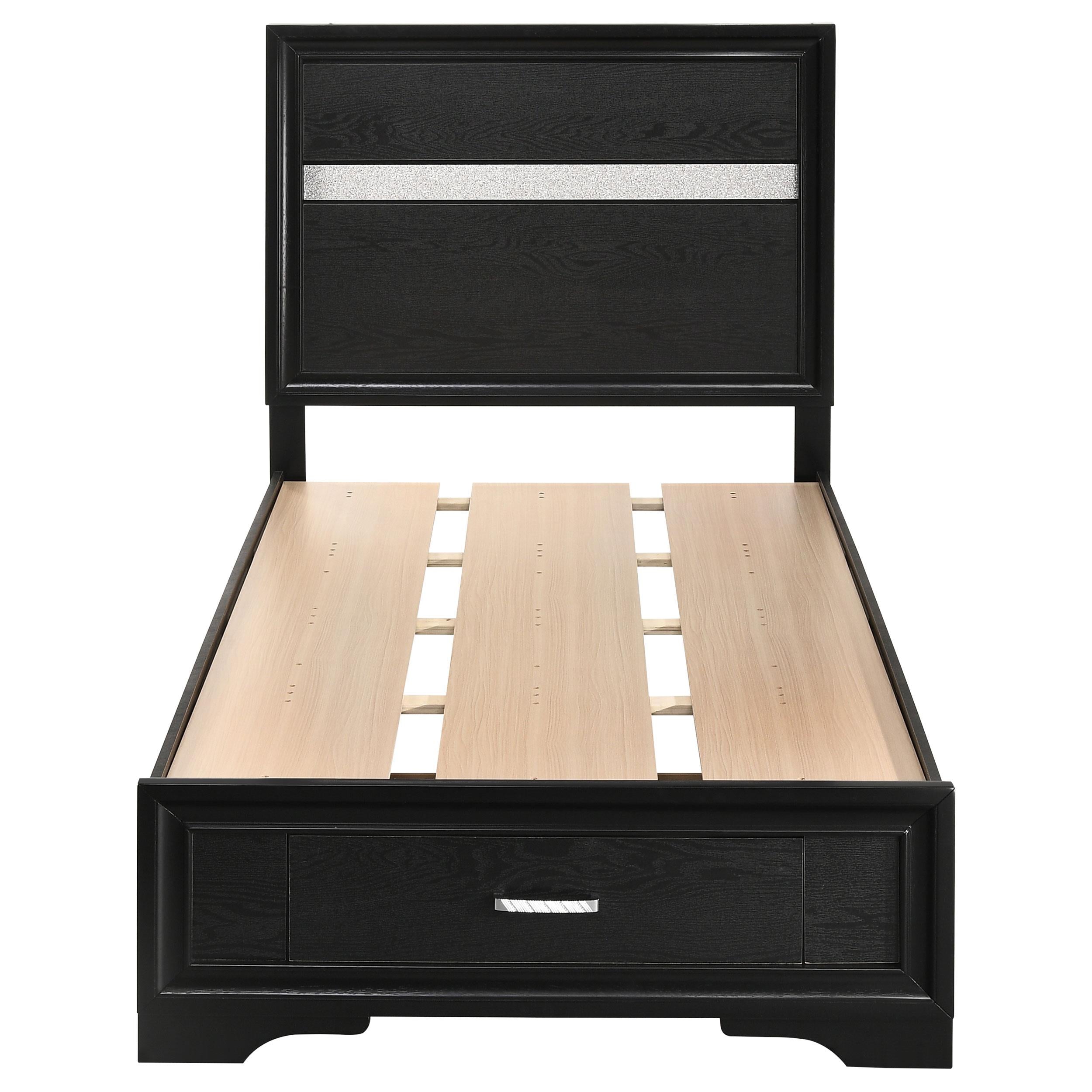  Size_Twin --  Coaster Furniture Miranda Panel Bed with Storage IMAGE 3