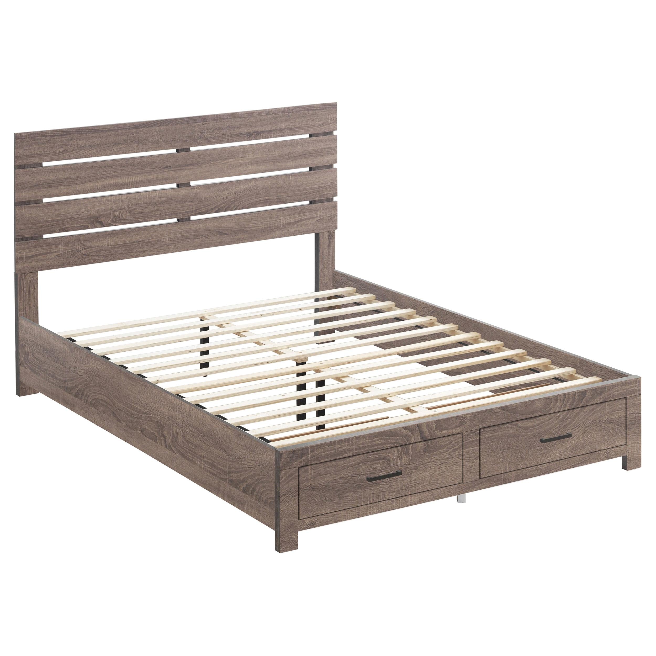  Size_Queen --  Coaster Furniture Brantford Panel Bed with Storage IMAGE 1
