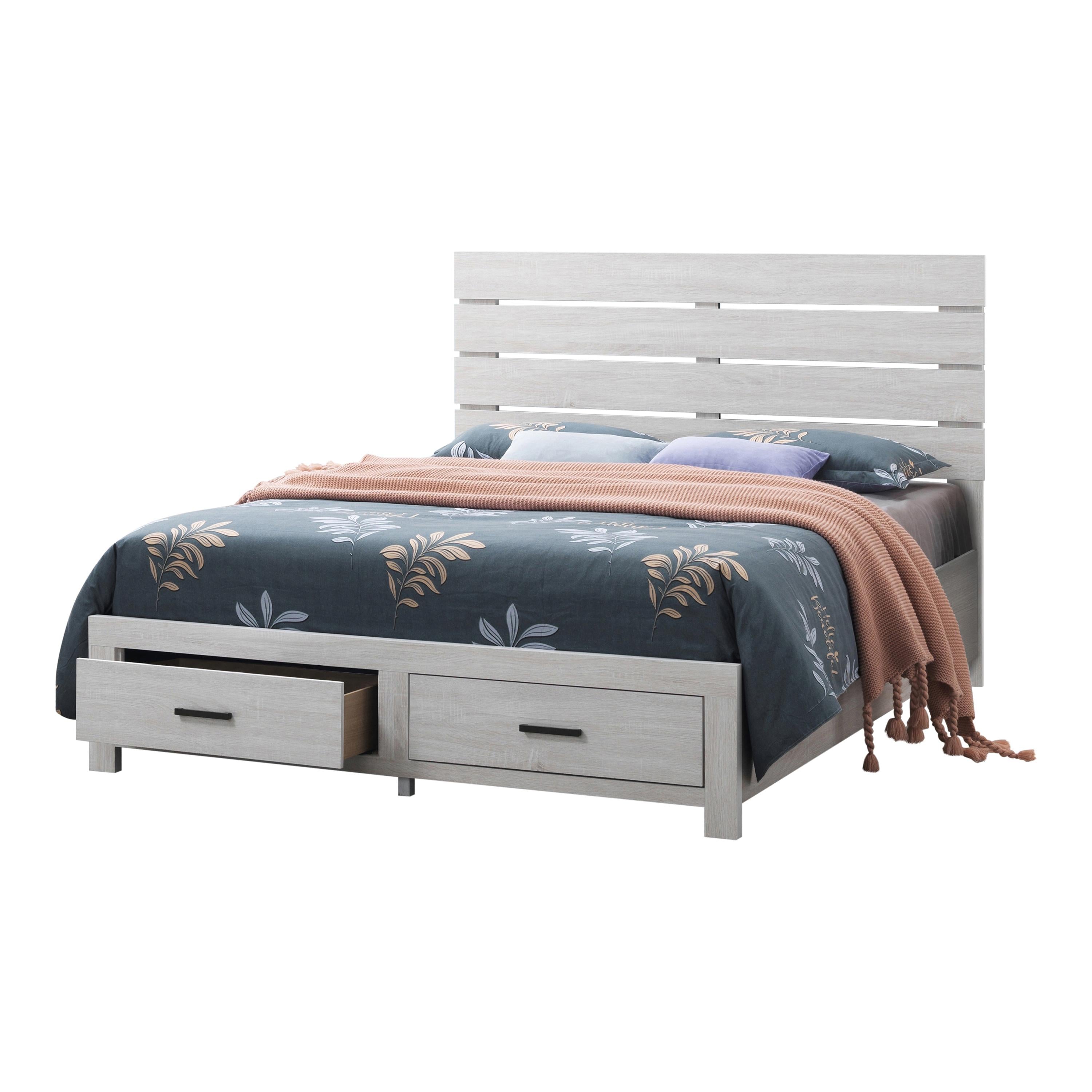  Size_Queen --  Coaster Furniture Brantford Panel Bed with Storage IMAGE 1