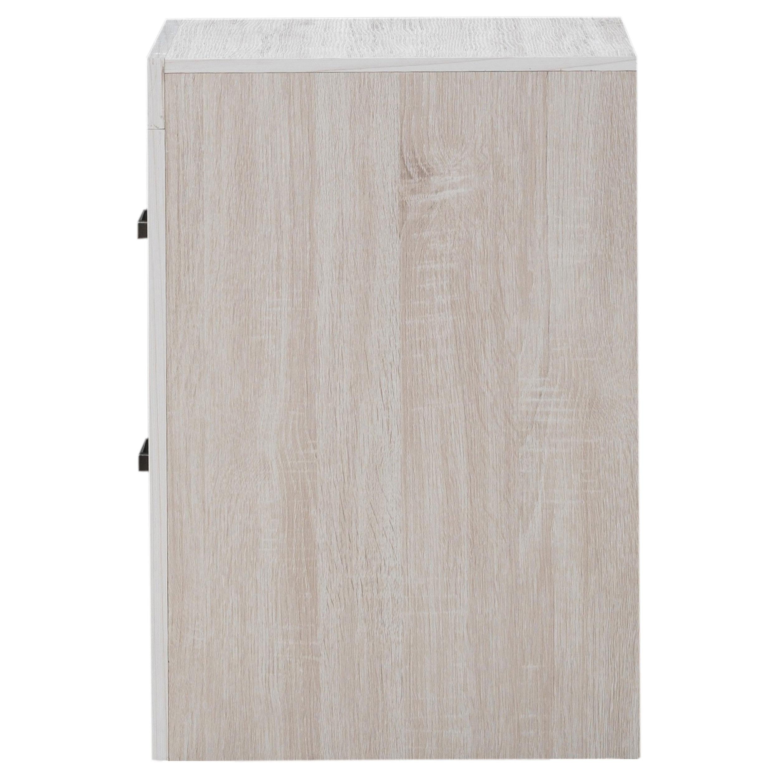  Coaster Furniture Brantford 207052 2-Drawer Nightstand - Coastal White IMAGE 4