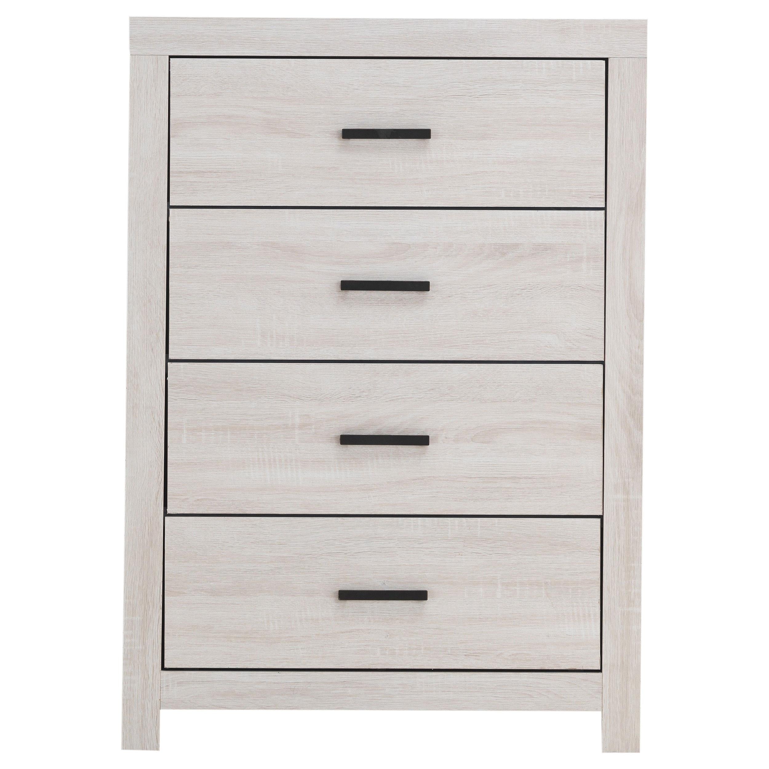  Coaster Furniture Brantford 207055 4-Drawer Bedroom Chest - Coastal White IMAGE 2