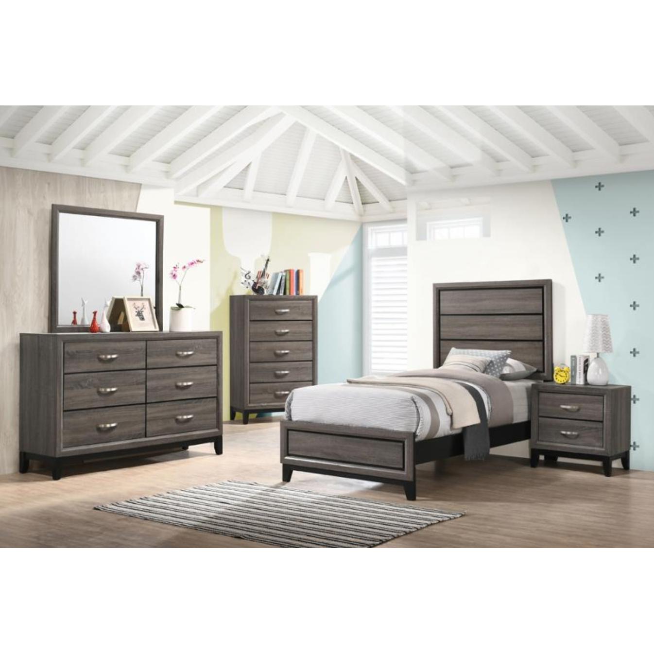  Size_Twin --  Coaster Furniture Watson Panel Bed IMAGE 6