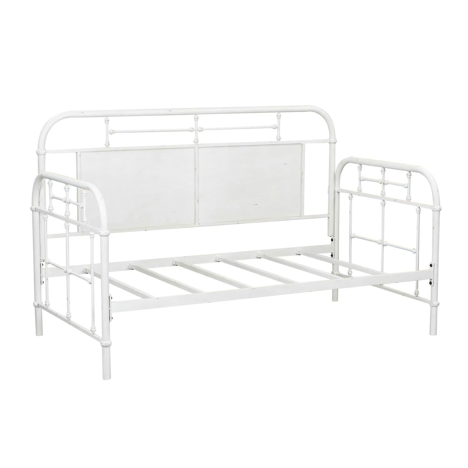 Liberty Furniture Industries Inc. Vintage Series 179-Day Twin Metal Daybed - Antique White IMAGE 2