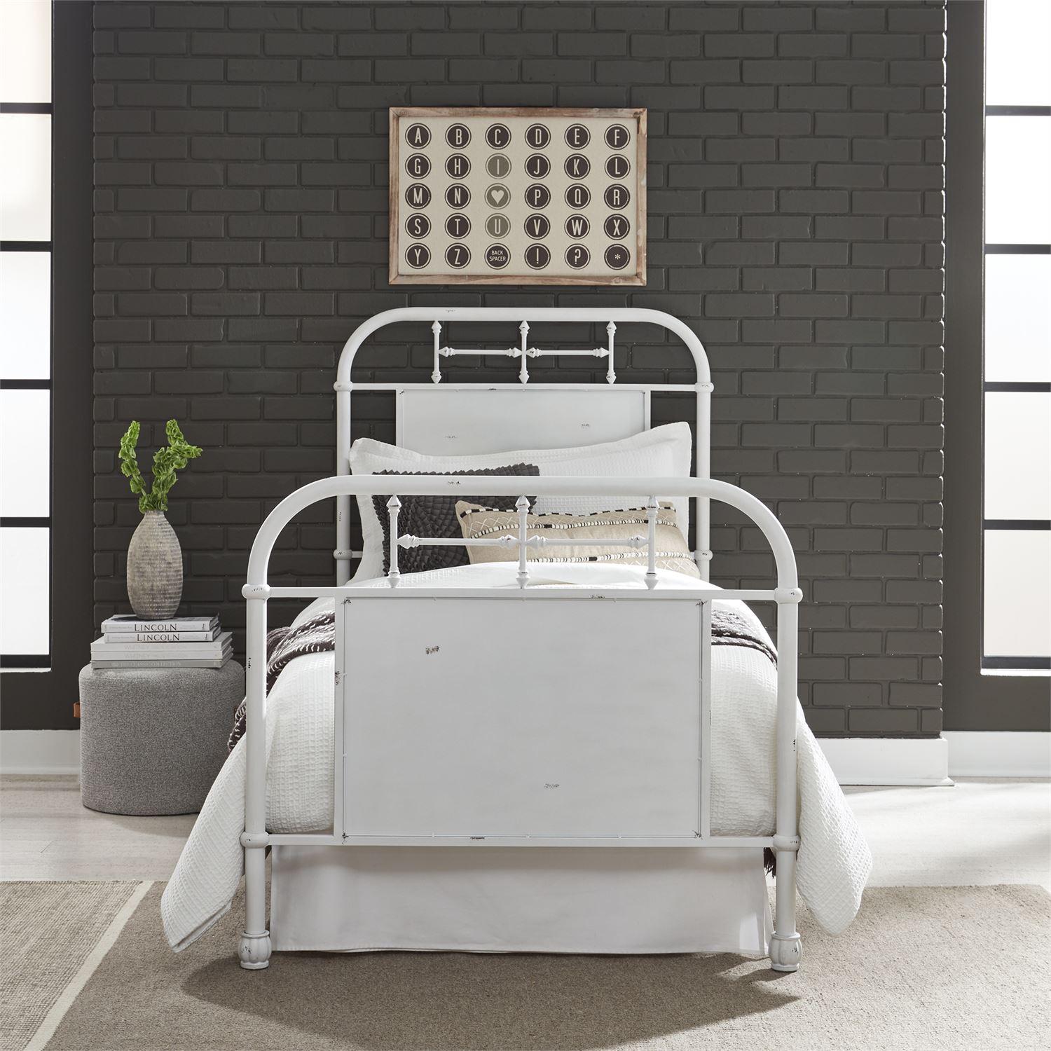  Size_Twin --  Liberty Furniture Industries Inc. Vintage Metal Bed IMAGE 7