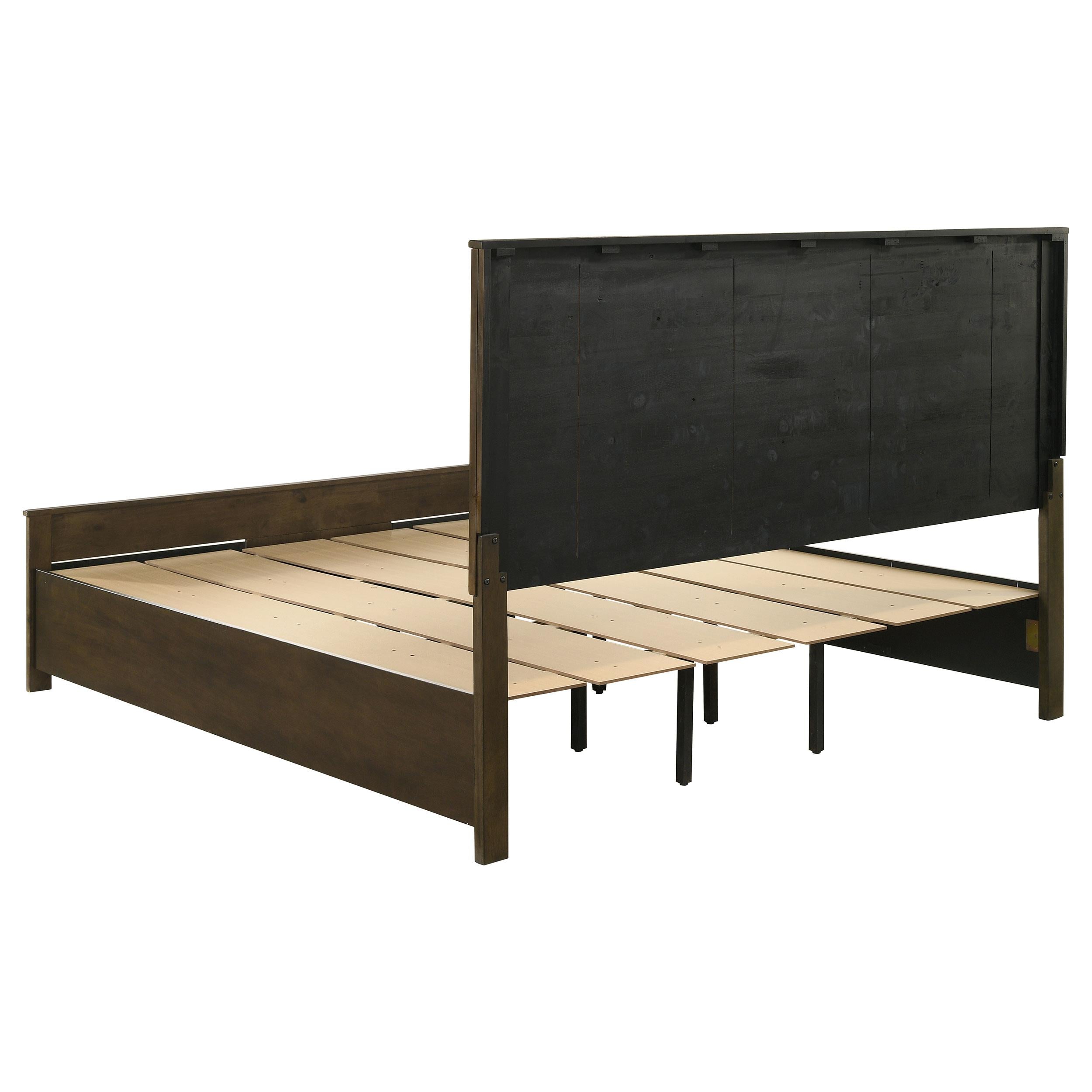  Size_King --  Woodmont 222631KE Eastern King Storage Bed - Rustic Golden Brown IMAGE 4