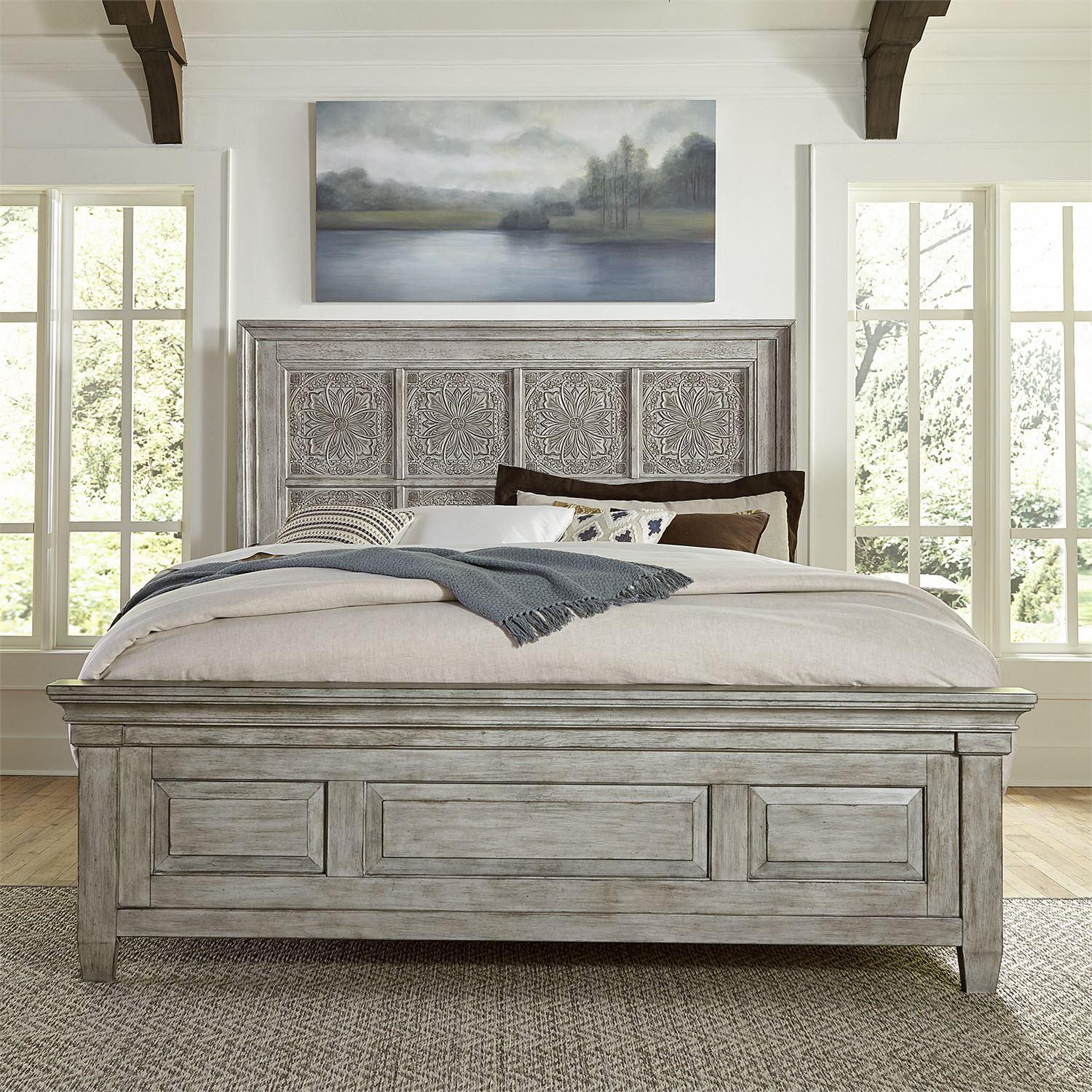  Size_Queen --  Liberty Furniture Industries Inc. Heartland Panel Bed IMAGE 1