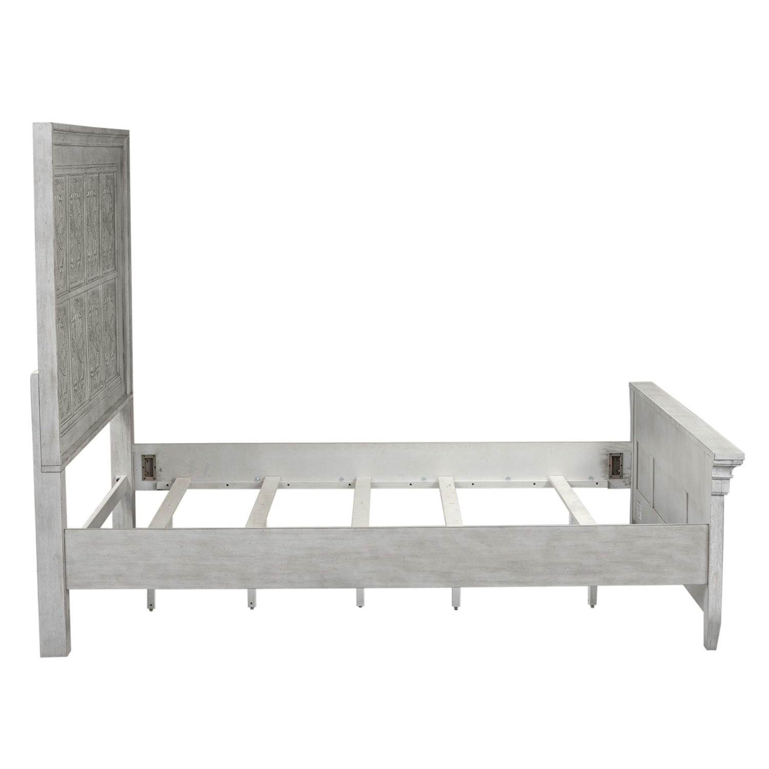  Size_King --  Heartland 824-BR-OKPB King Panel Bed IMAGE 4