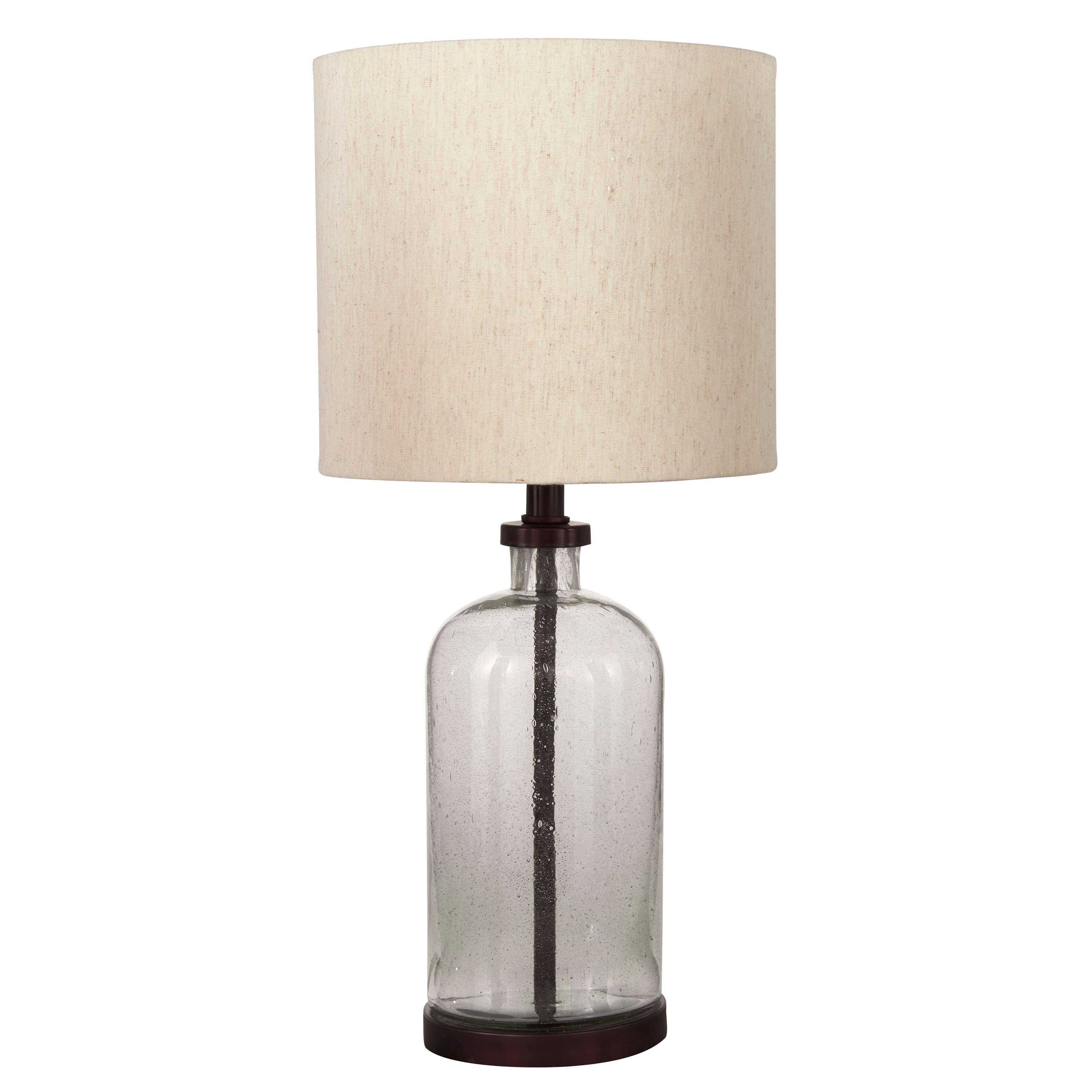  Signature Design by Ashley Bandile L430674 Glass Table Lamp IMAGE 1