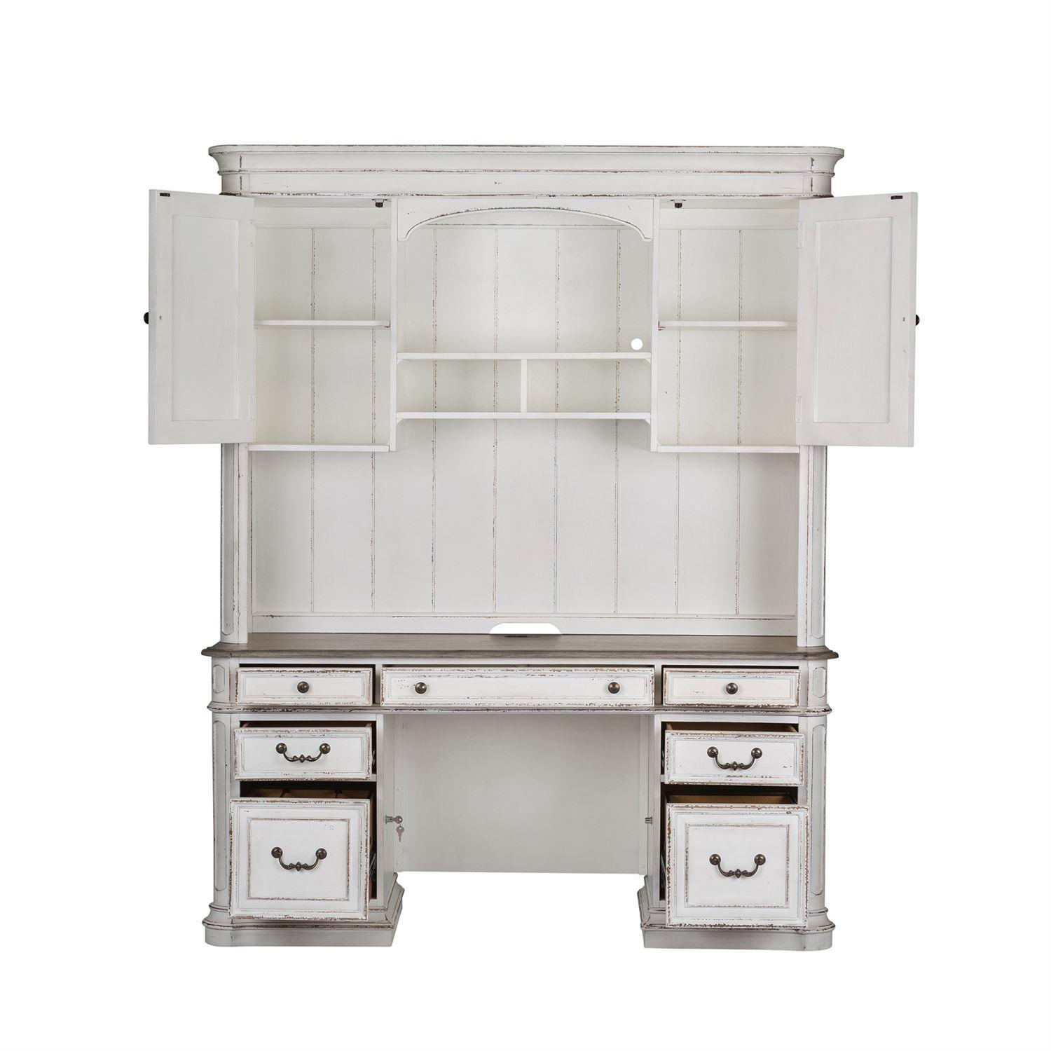  Liberty Furniture Industries Inc. Magnolia Manor 244-HOJ-CHS Credenza & Hutch IMAGE 3