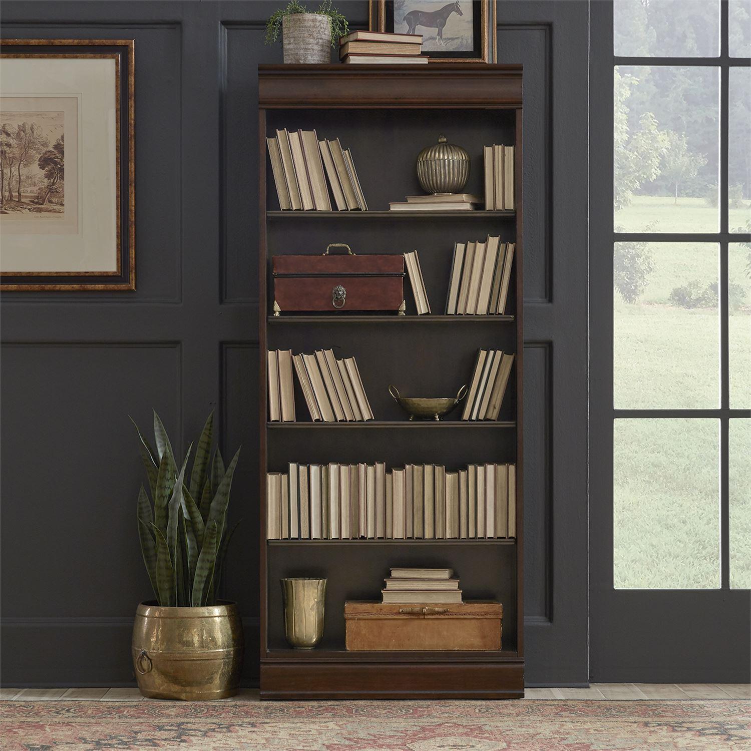  Liberty Furniture Industries Inc. Brayton Manor 273-HO3072-RTA Jr Executive 72 Inch Bookcase IMAGE 8