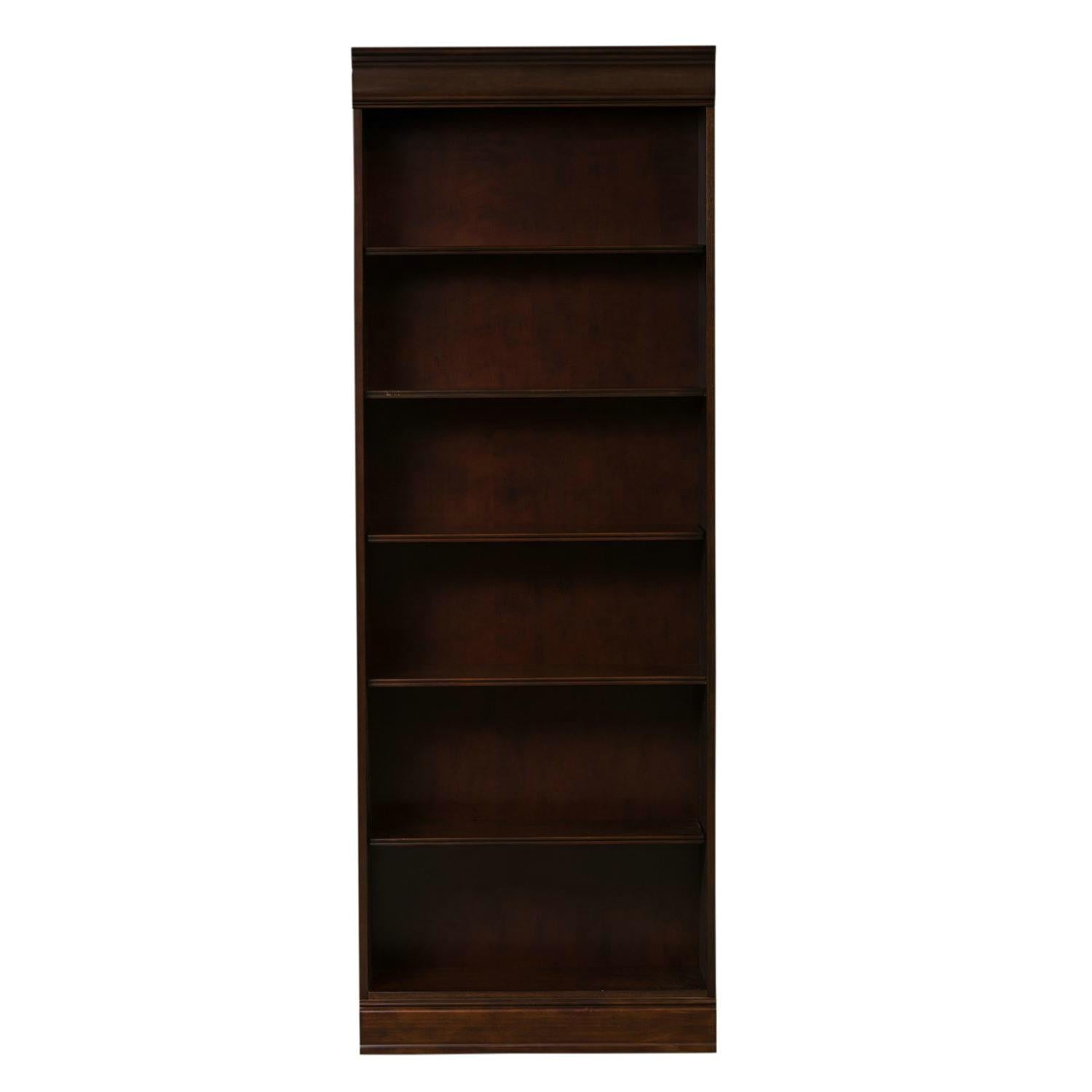  Liberty Furniture Industries Inc. Brayton Manor 273-HO3084-RTA Jr Executive 84 Inch Bookcase IMAGE 1